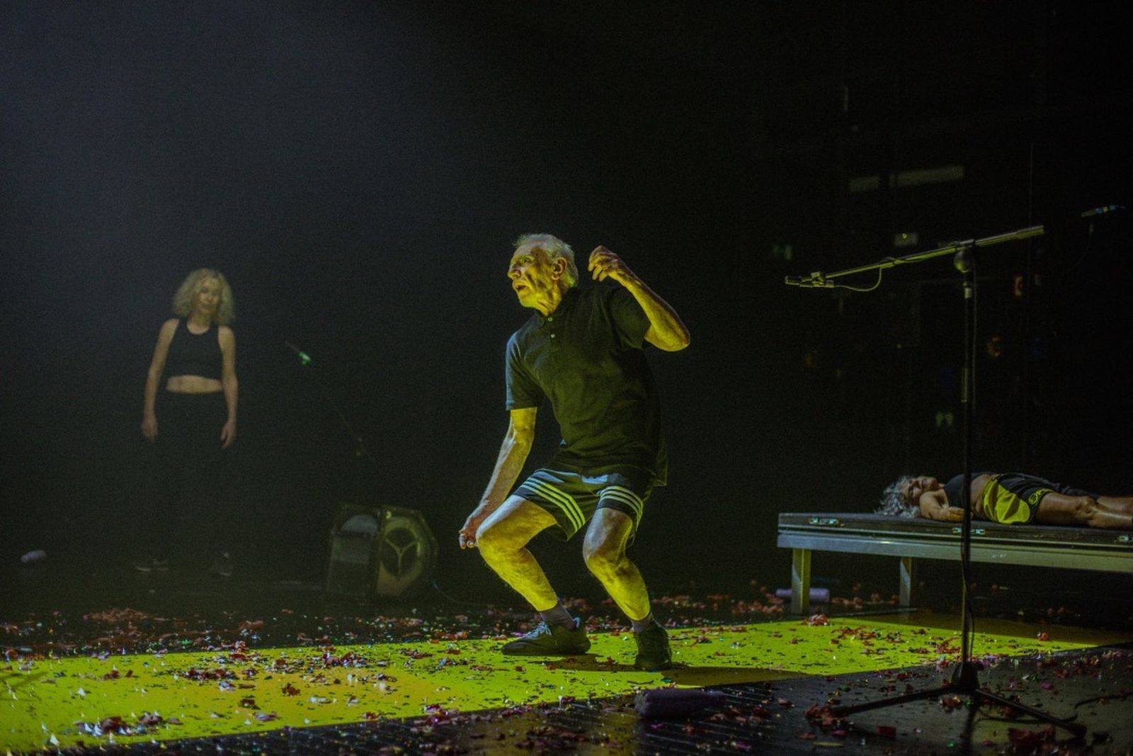 Una escena de 'Bekristen', el sábado en el Teatro Central.