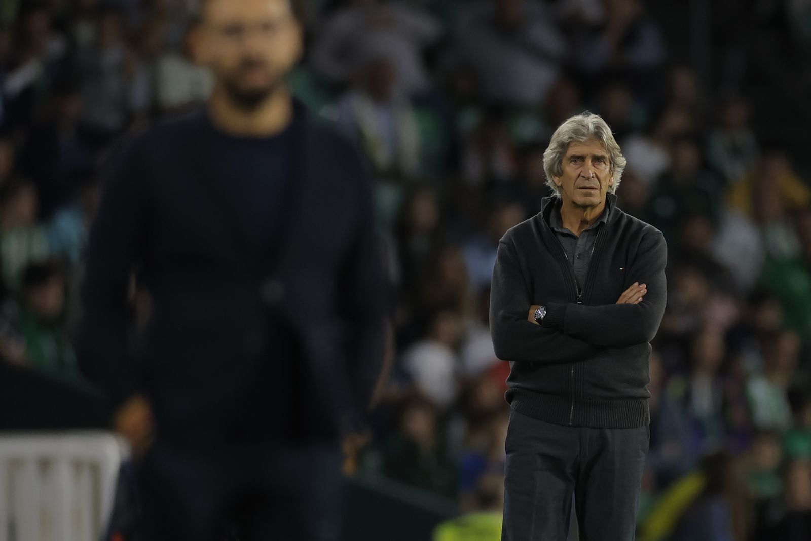 Pellegrini, en un momento del partido ante el Getafe.
