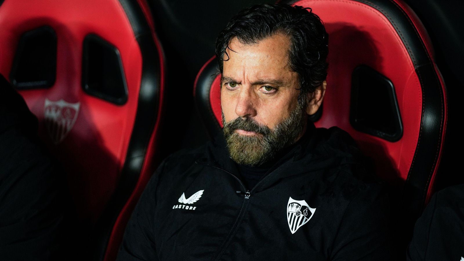 Quique Sánchez Flores, entrenador del Sevilla FC.