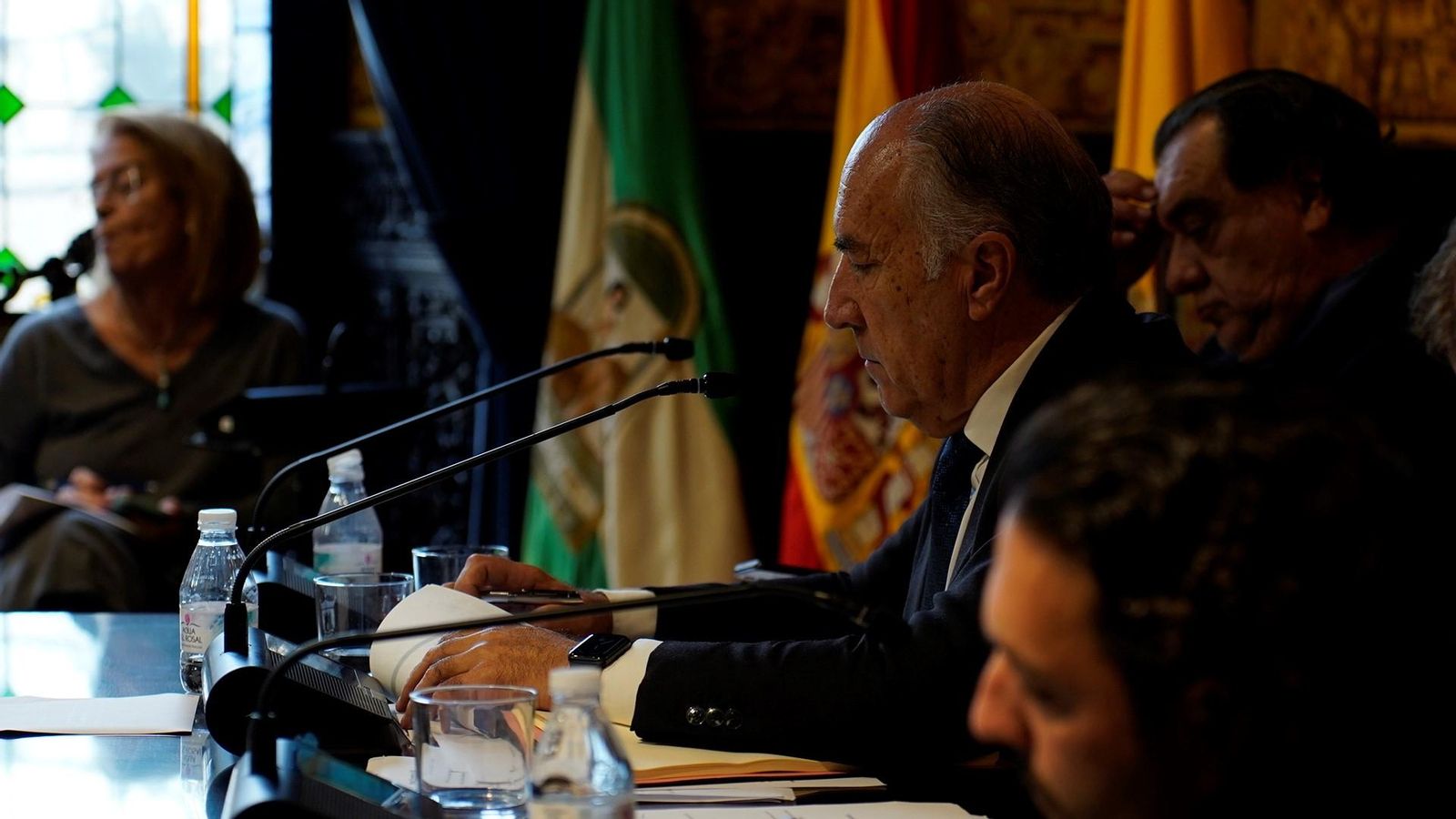 El alcalde de Algeciras, José Ignacio Landaluce, durante el Pleno de este viernes.
