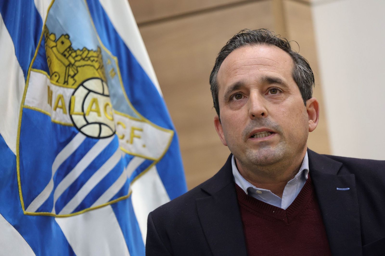 Las fotos de la entrevista con Kike Pérez, director general del Málaga CF