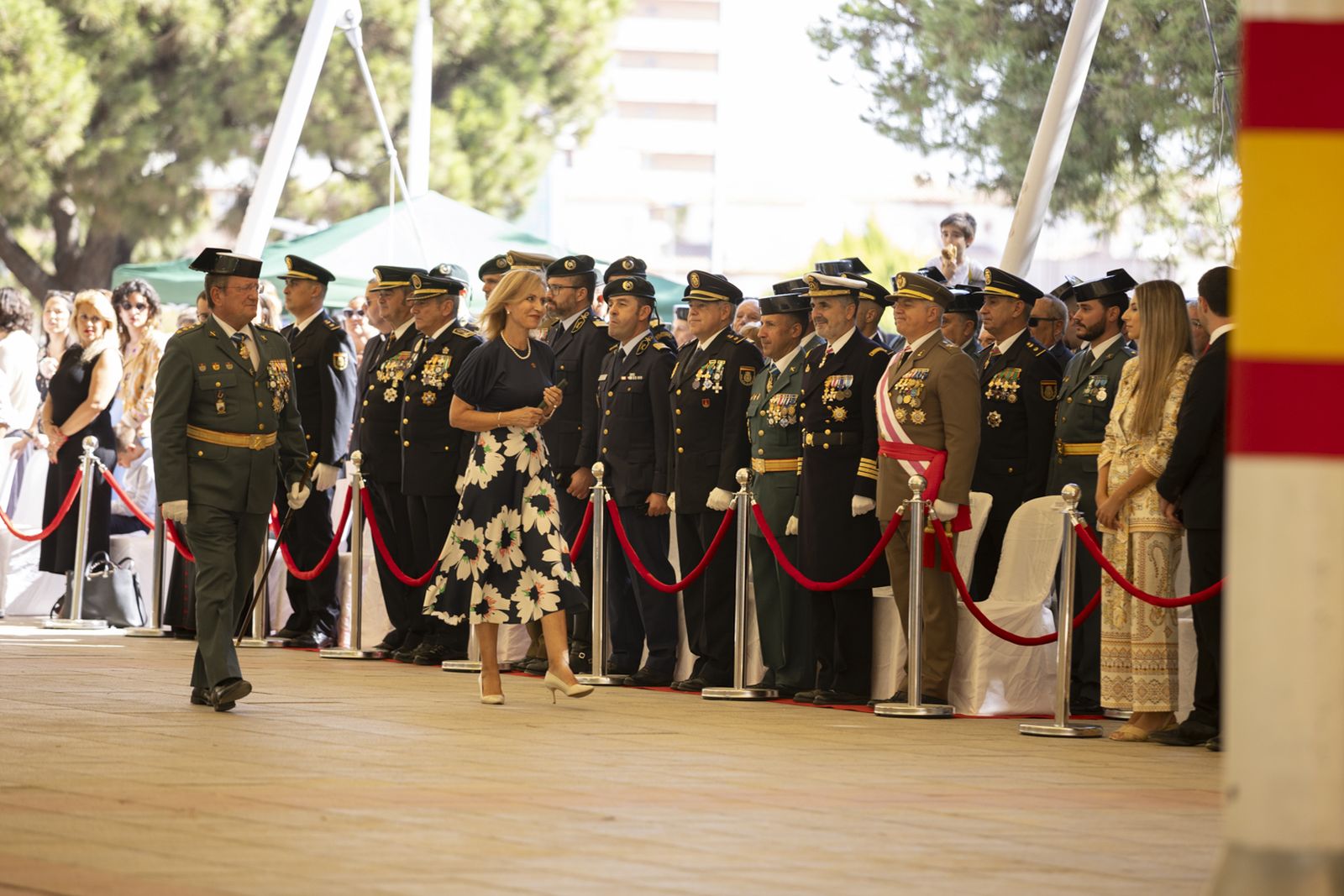 Imágenes de los actos de celebración de la festividad de la patrona de la Guardia Civil, la Virgen del Pilar.