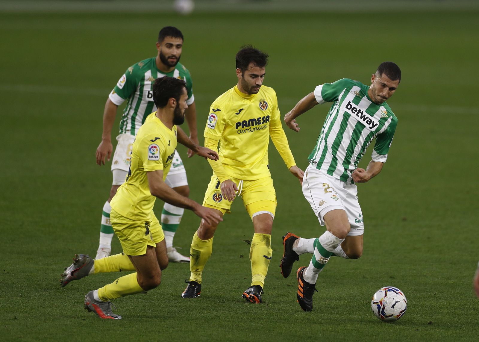 Las imágenes del Betis-Villarreal