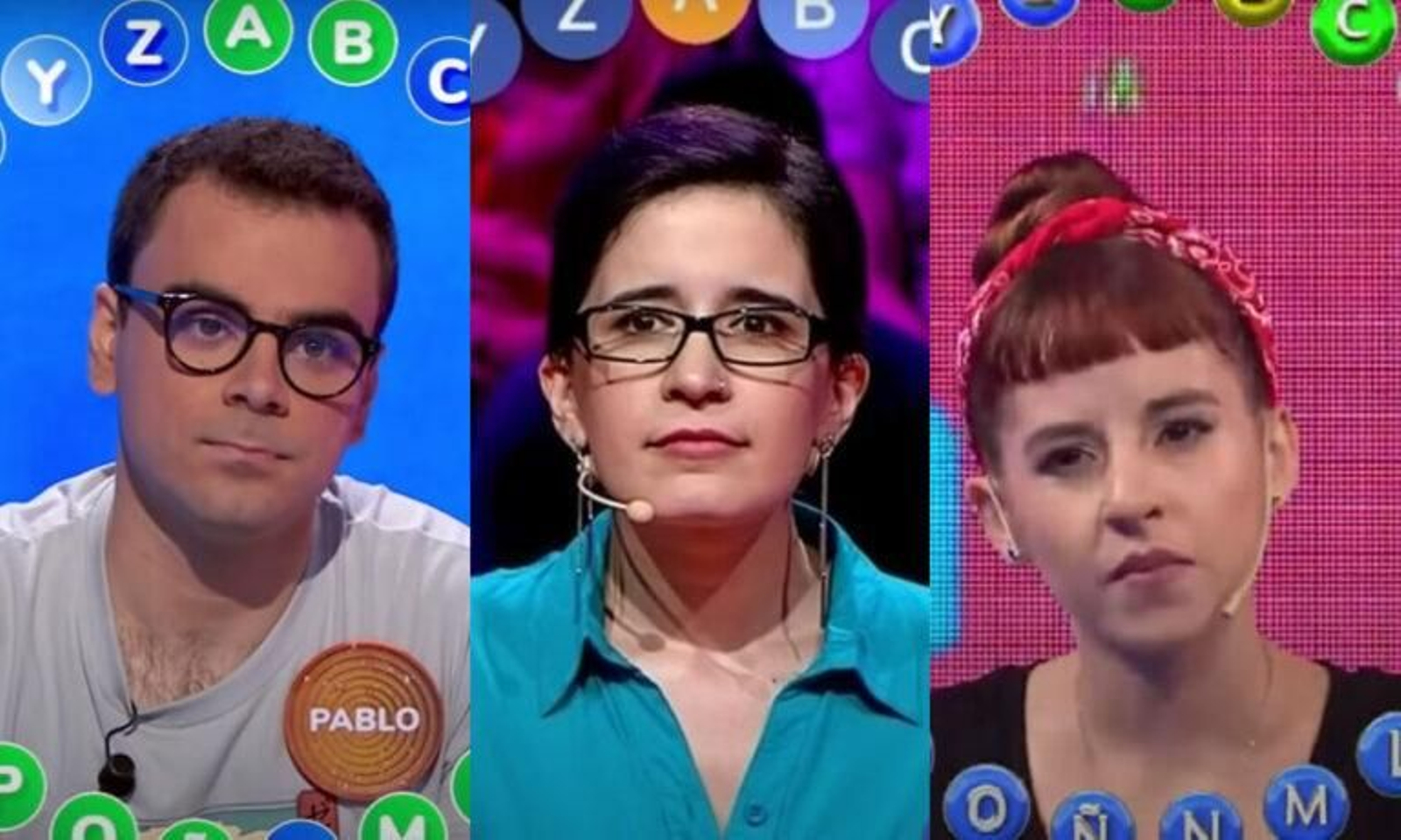 Pablo Díaz con otras campeonas que participan en la edición chilena