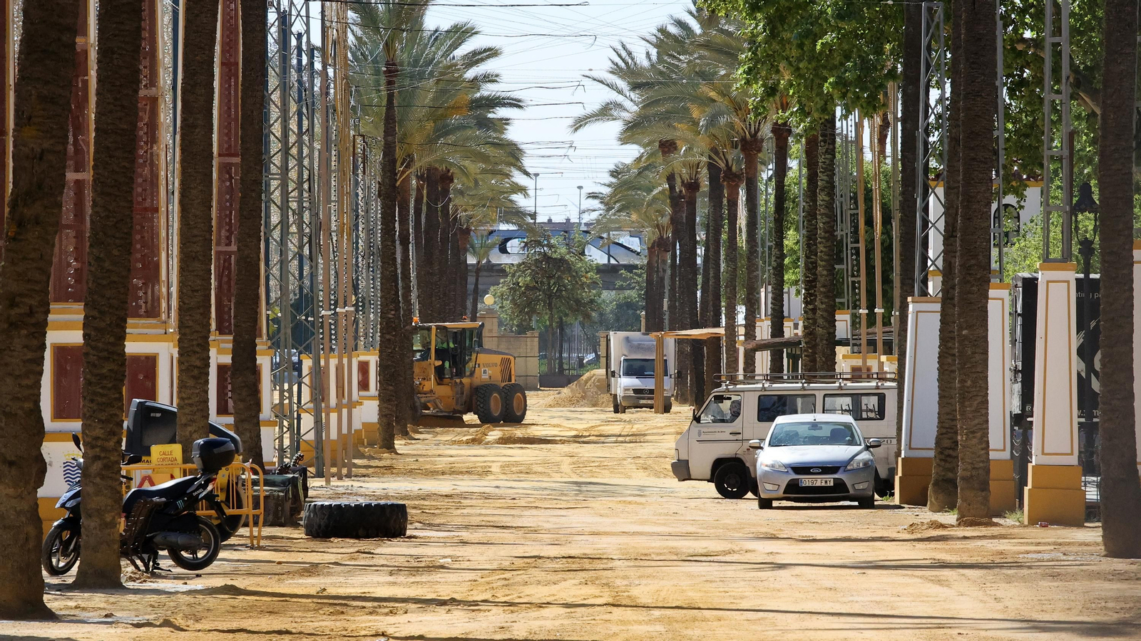 Preparativos este miércoles en el González Hontoria.