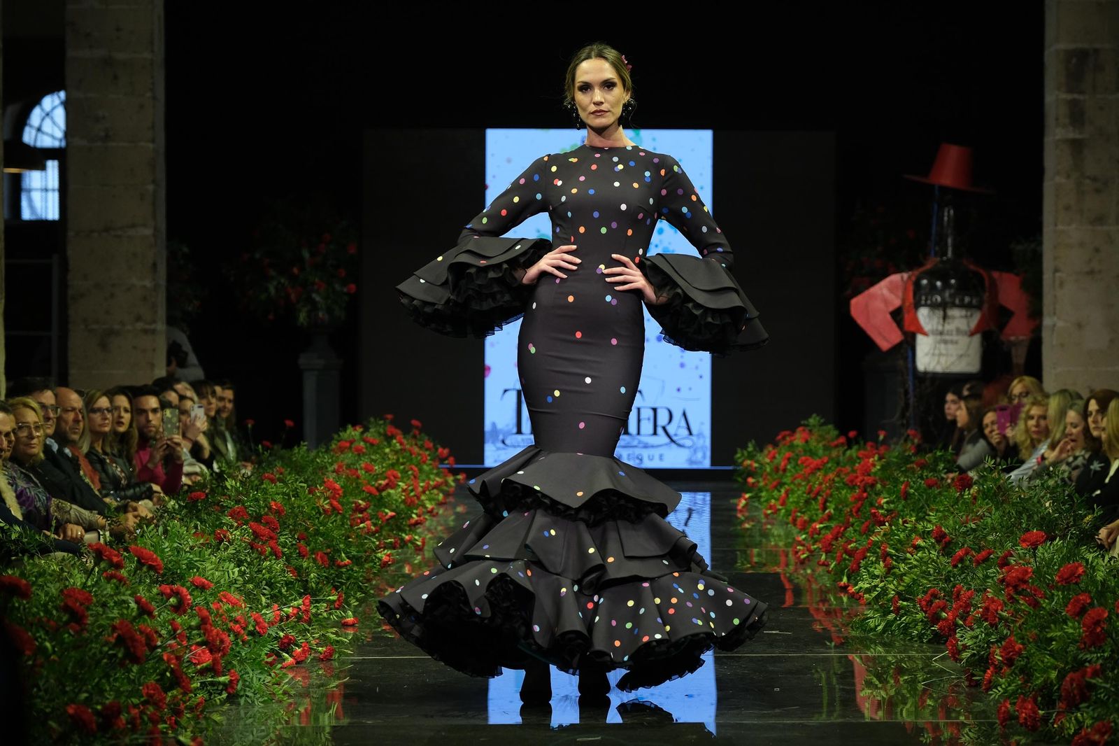 Desfile de Rafael Leveque en la Pasarela Flamenca Jerez Tío Pepe 2023