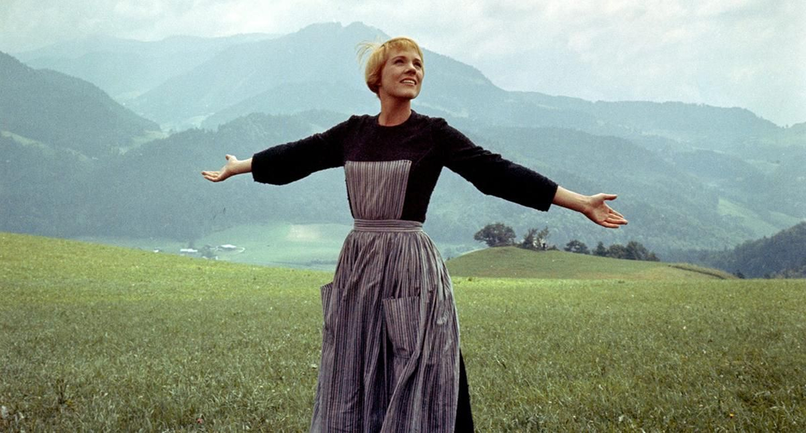 Fotograma de la película 'Sonrisas y lágrimas' protagonizada por Julia Andrews y basada en una obra de Maria Augusta von Trapp.