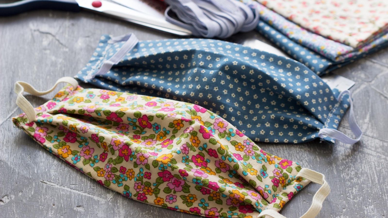 Mascarillas de tela.