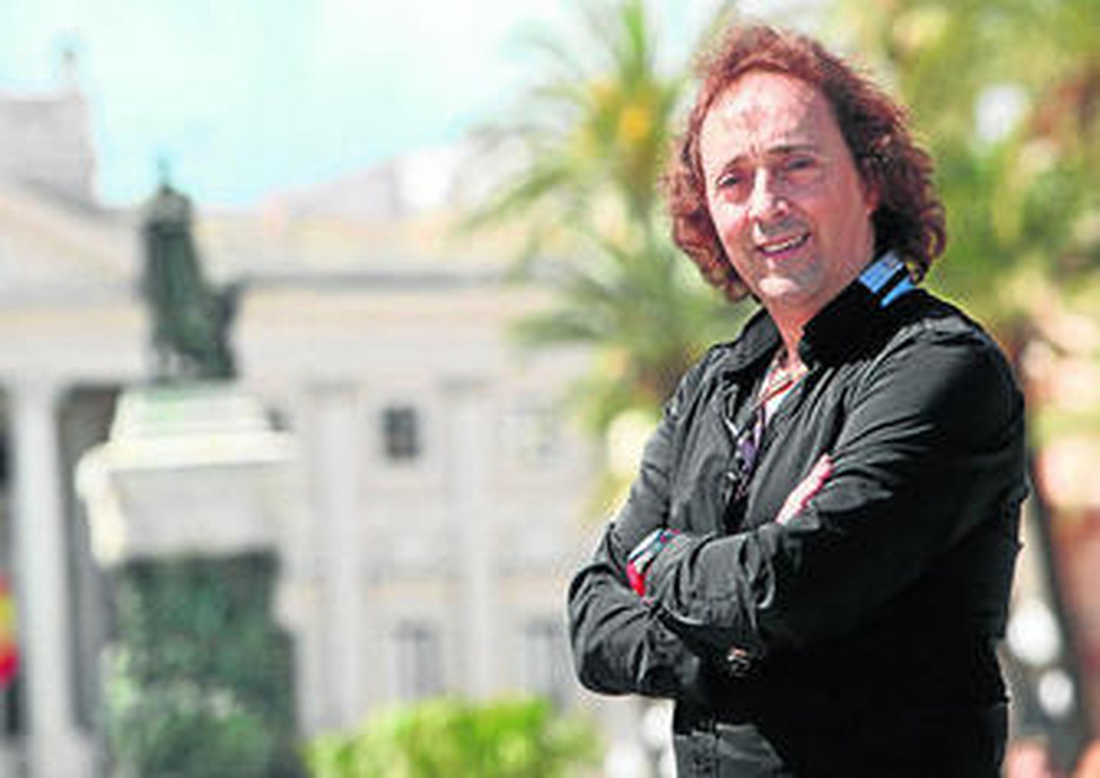 El cantante Escoberito, fotografiado en Cádiz.