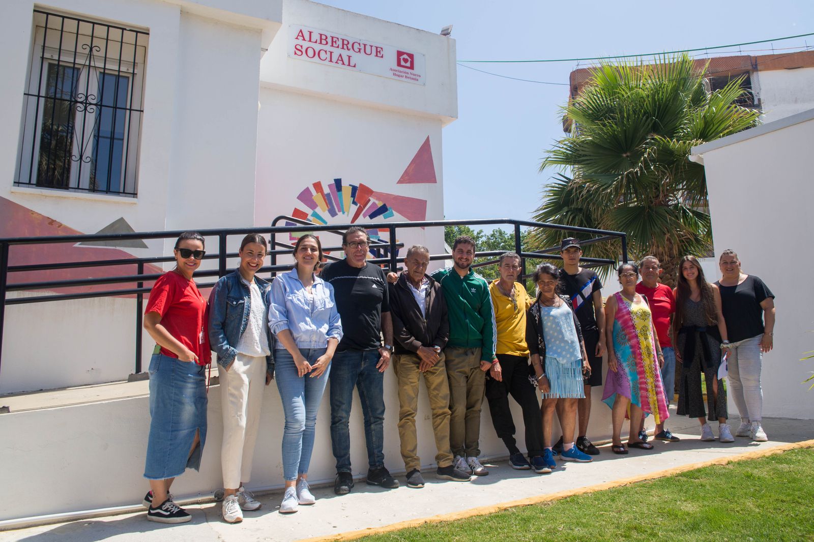 El equipo del albergue de Betania.