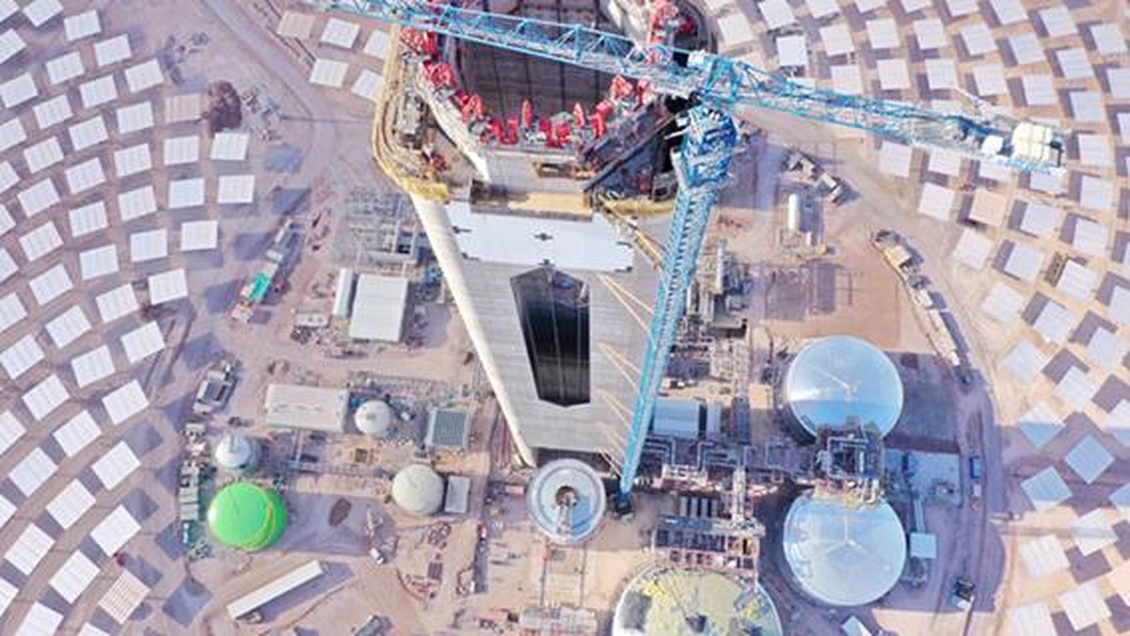 Torre en la que se colocó el receptor.