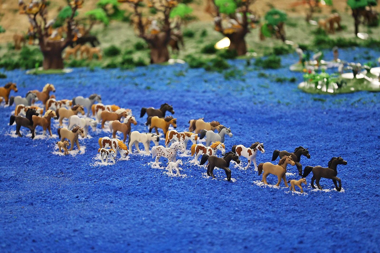 Imágenes del Belén de Playmobil más grande del mundo dedicado al Rocío