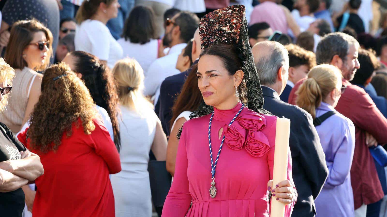 Procesión de regreso de la Virgen de la Estrella Coronada en Jerez
