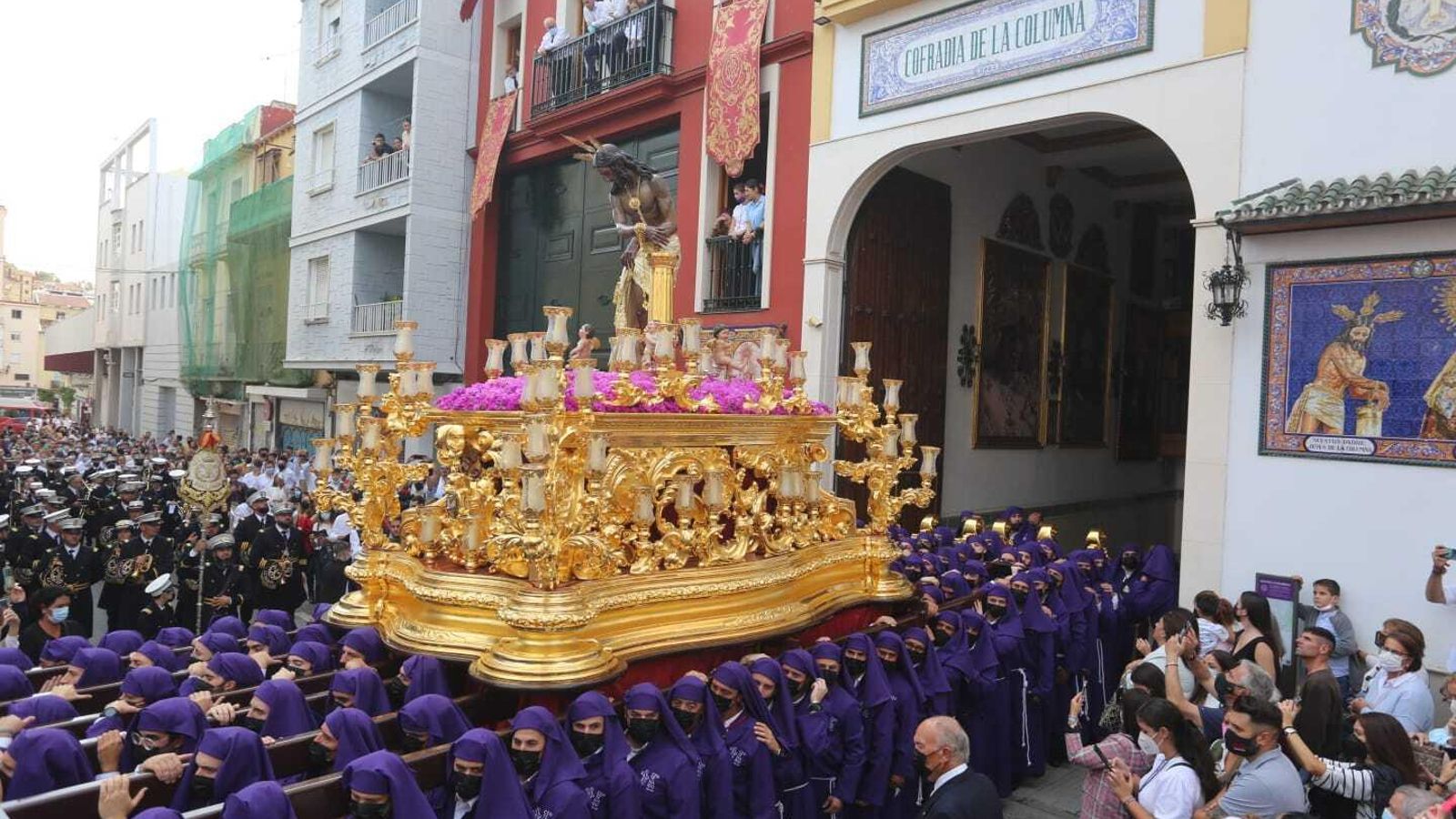 El Cristo de Los Gitanos en la procesión Magna. El Cristo de Los Gitanos en la procesión Magna.