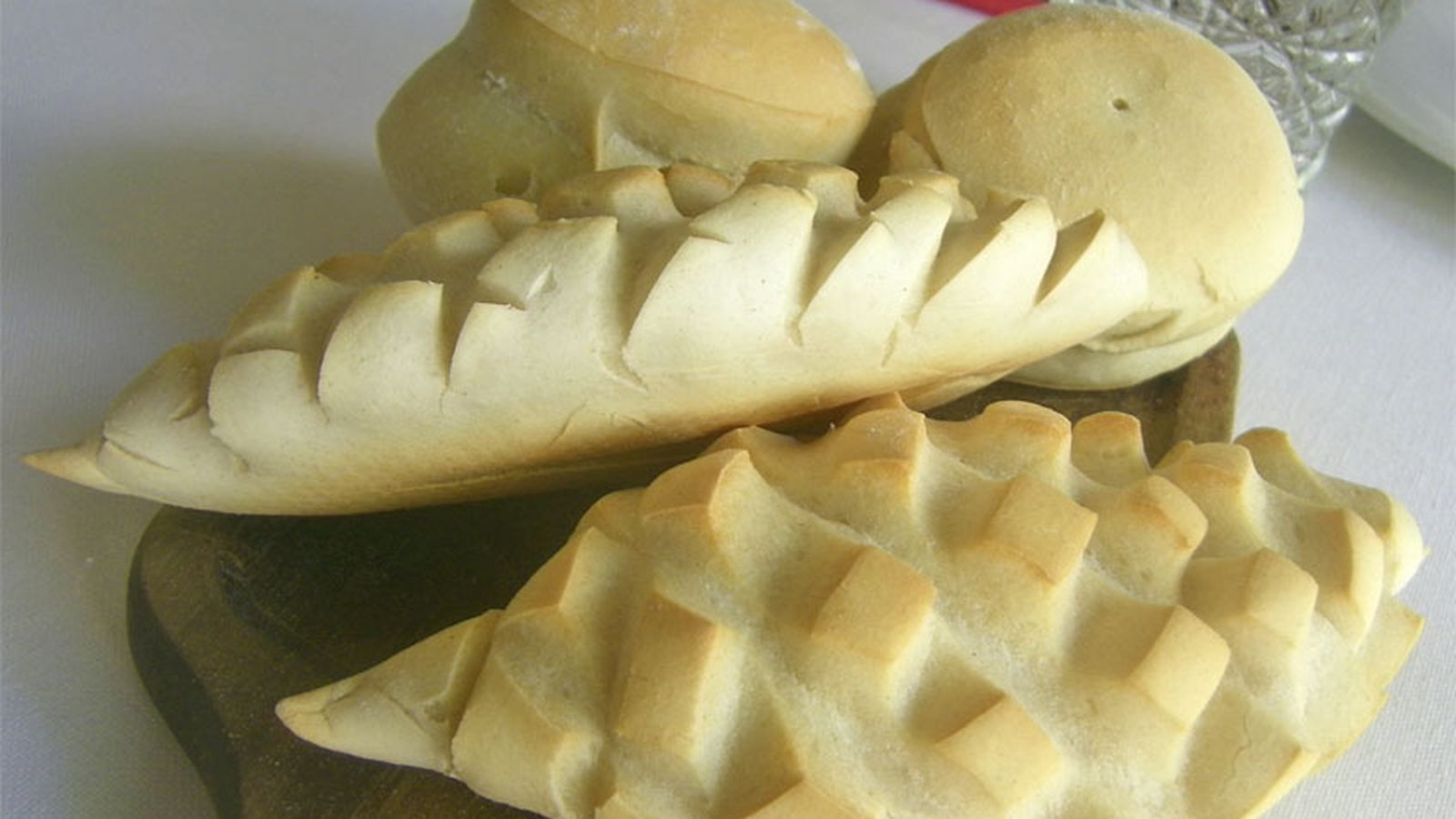 Los panes de Alcalá de Guadaira que se sirven con el menú degustación