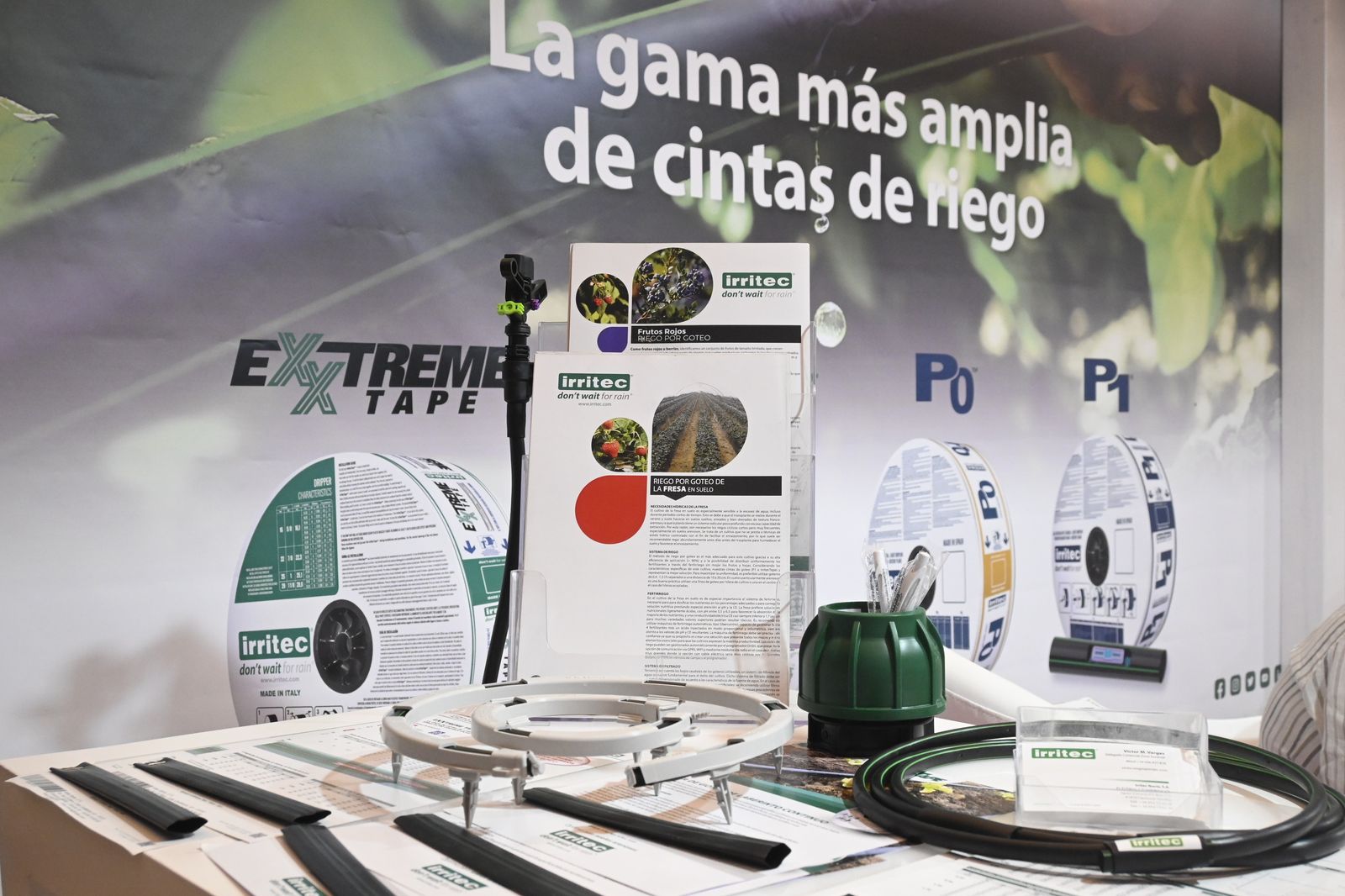 Los Stands participantes en el 8º Congreso Internacional de Frutos Rojos en Huelva