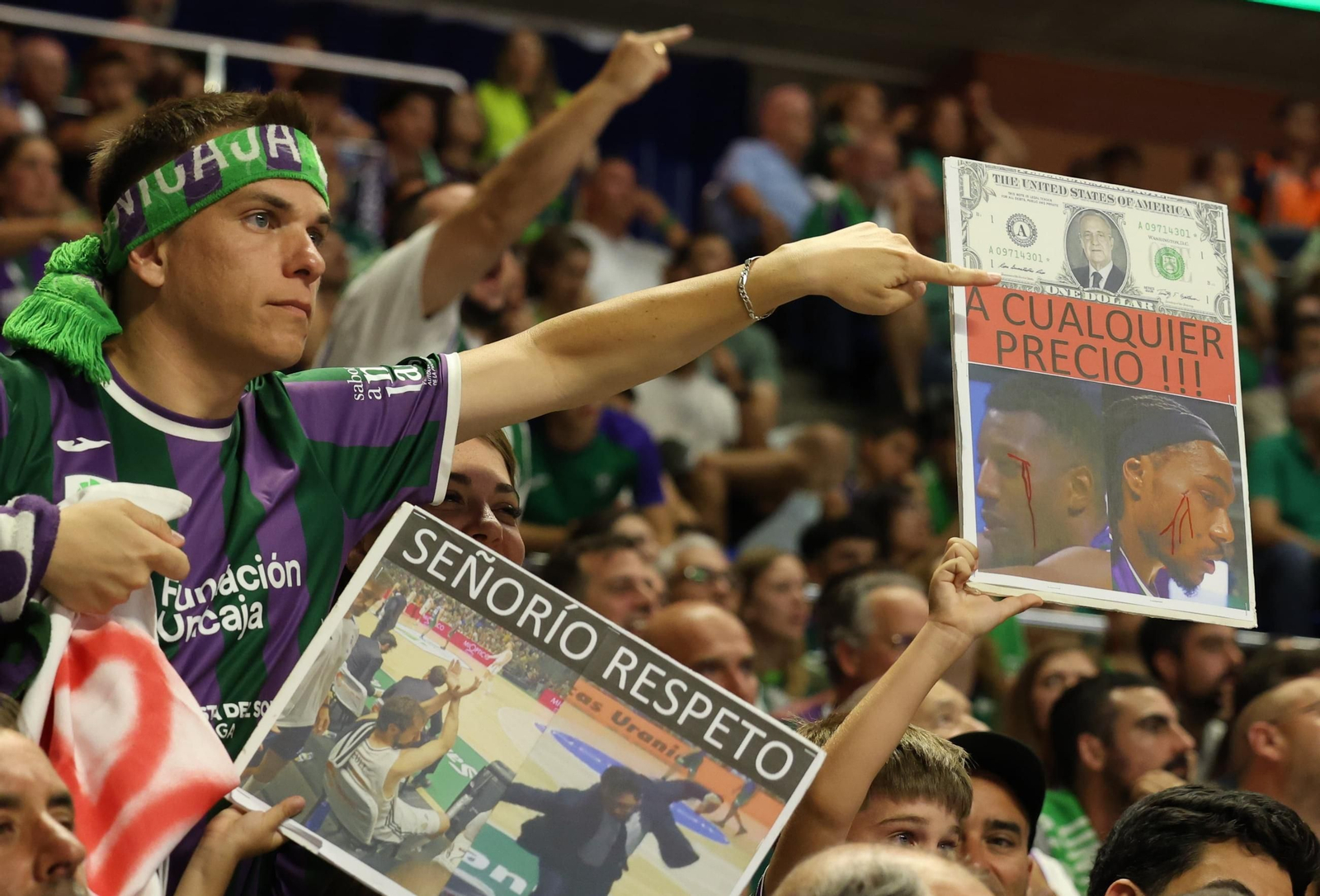El Unicaja-Real Madrid, en fotos