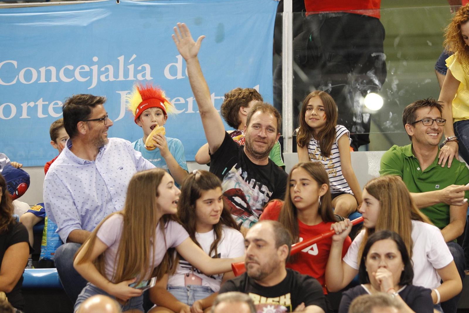 Fotogalería España-Suecia. Balonmano. Palacio Juegos Mediterráneos. Almería