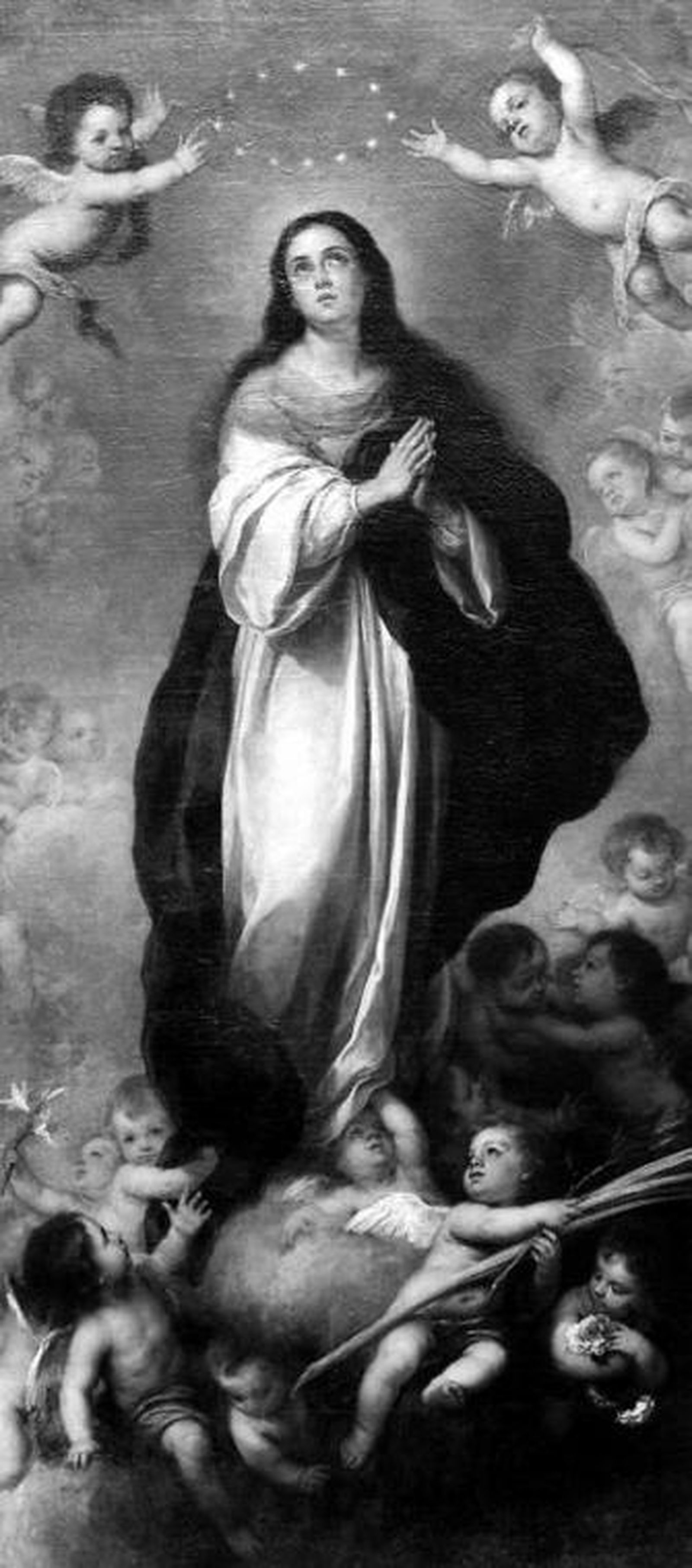 Murillo: 'Inmaculada del Oratorio', óleo sobre lienzo, hacia 1682.