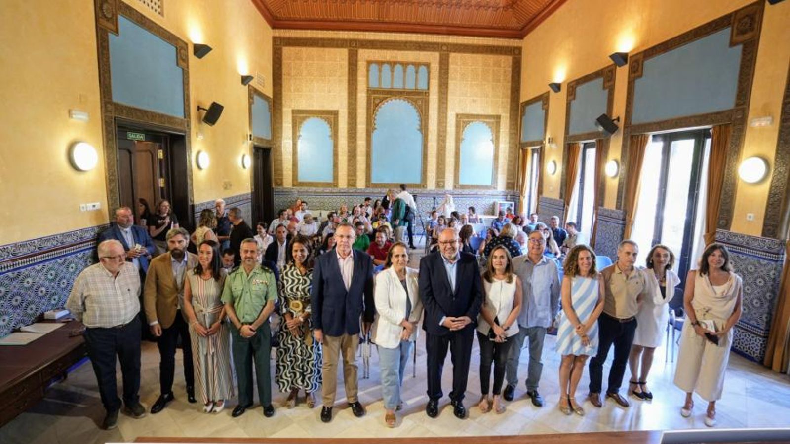 Dirigentes institucionales en la presentación del Plan Estratégico de la UCO 2025-2030.