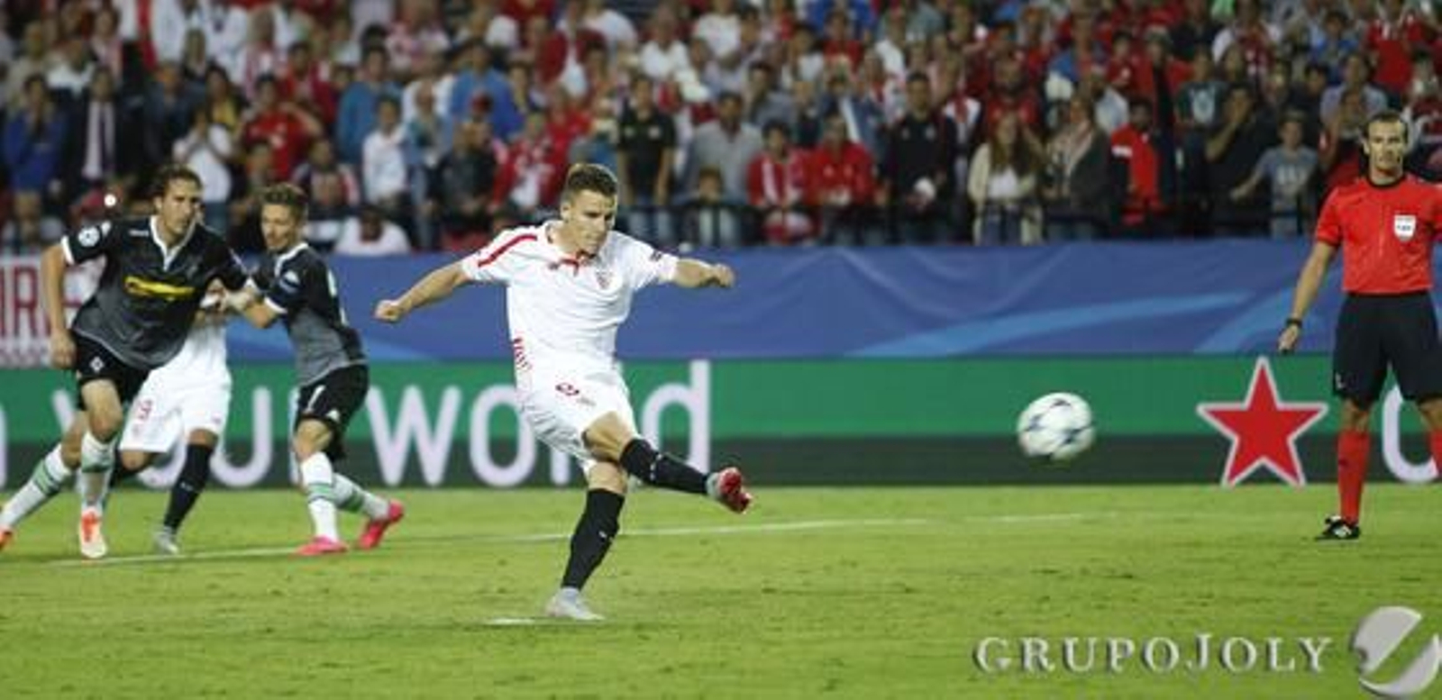 Las imágenes del Sevilla FC-Borussia Mönchengladbach