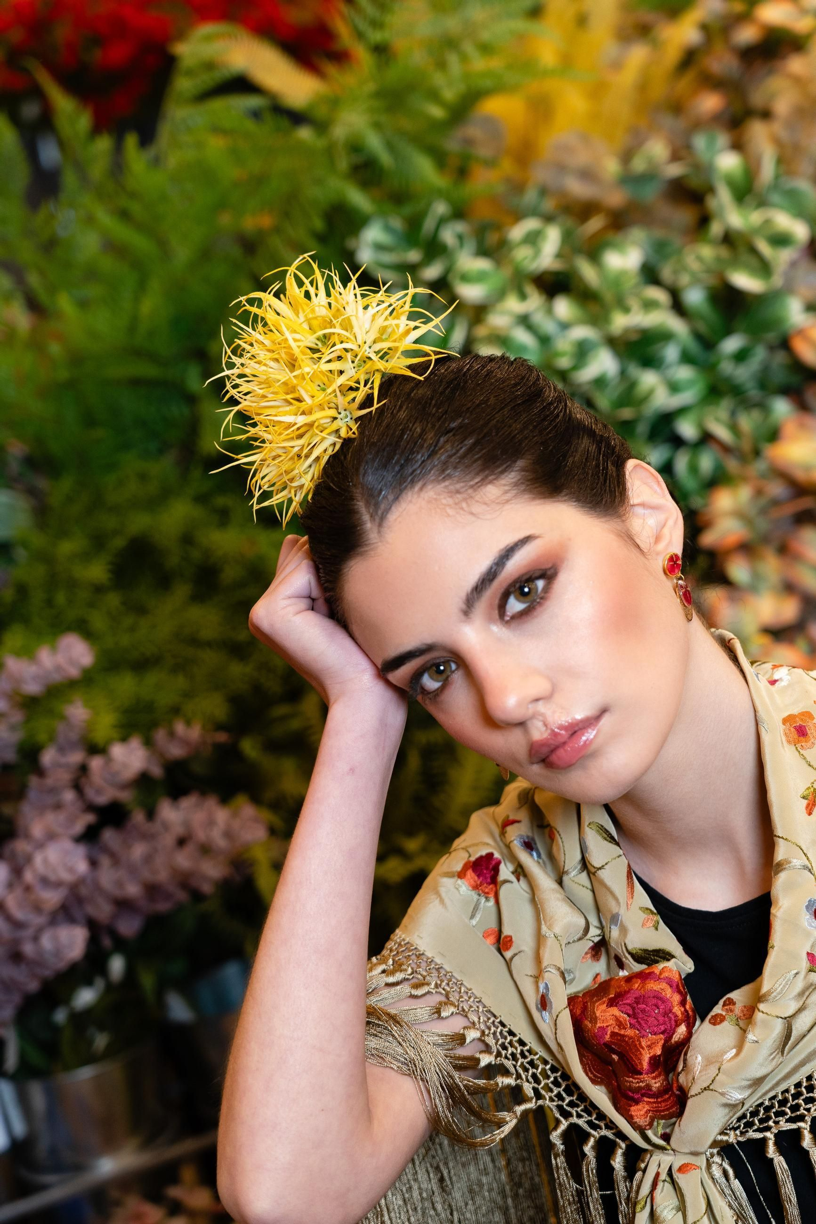 Un ramillete con flores silvestres de Blanco Azahar para El Rocío.