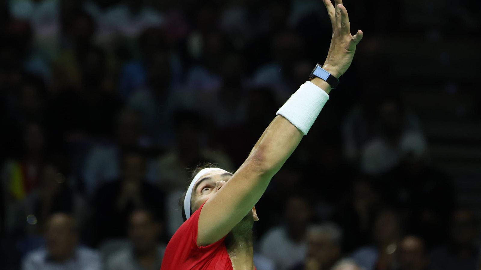 Las fotos del Rafa Nadal-Van de Zandschulp de la Copa Davis en Málaga