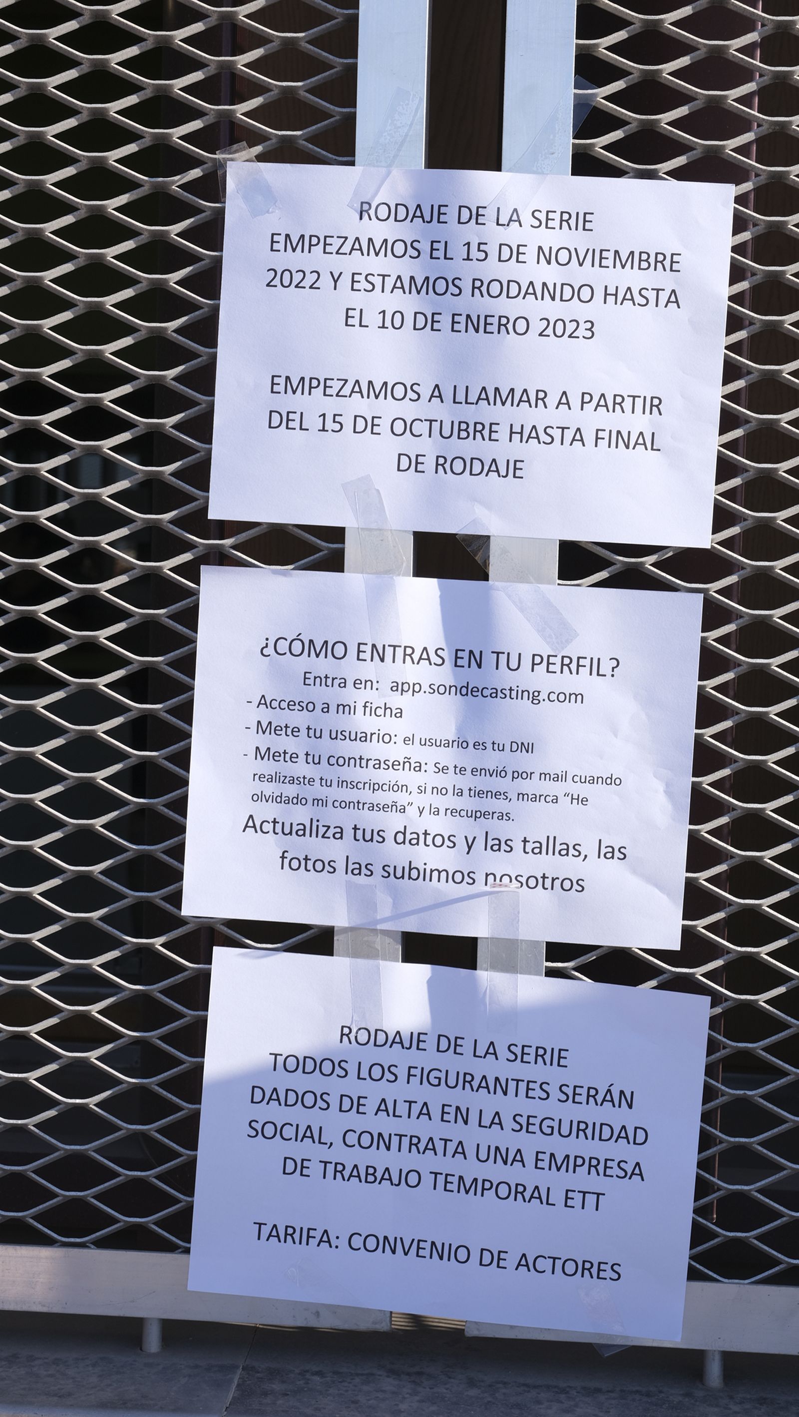 Imágenes del casting para la serie El Romancero