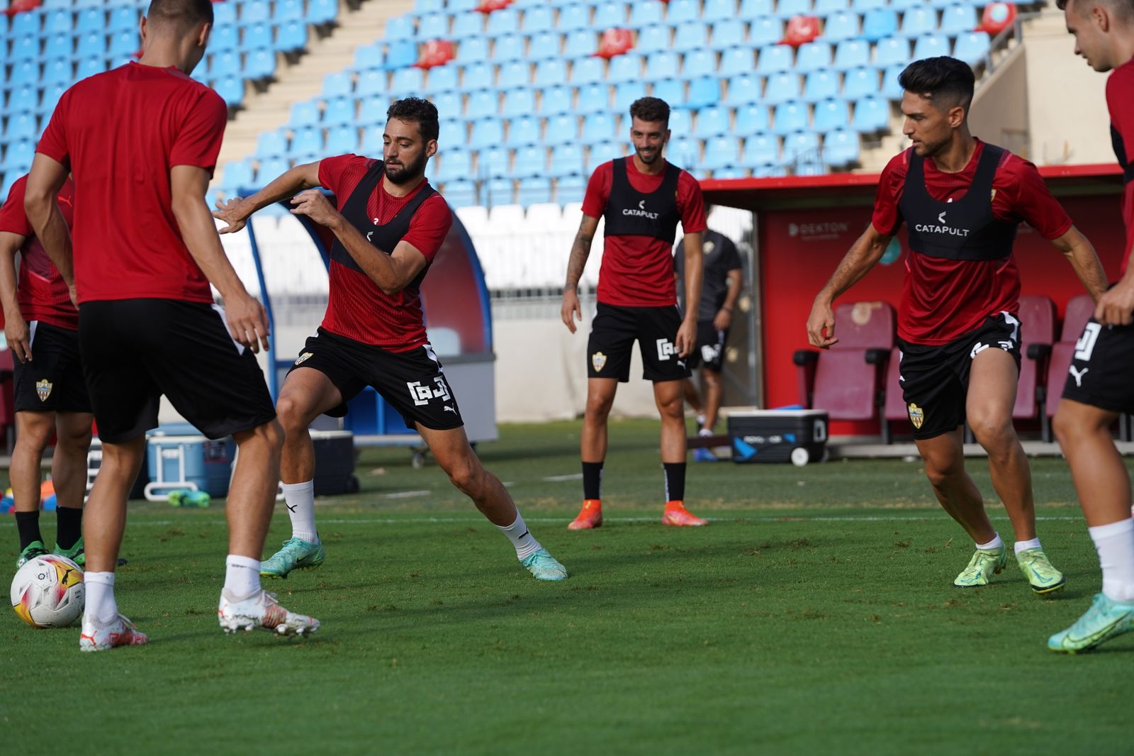 Fotogalería del entrenamiento de la UDA, viernes 27 de agosto