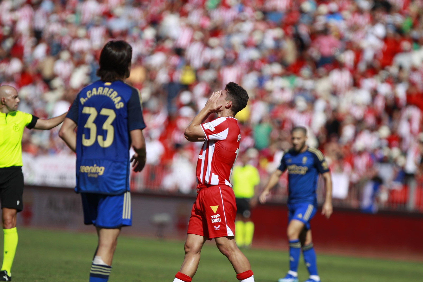 Imágenes del empate a 3 de la U.D. Almería y el Granada C.F.