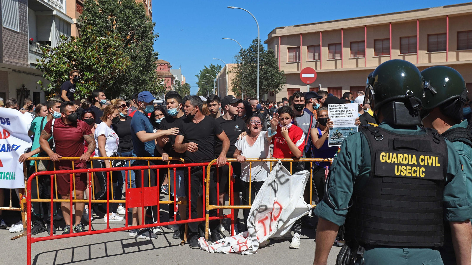 Fotos de la manifestación de La Atunara en La Línea