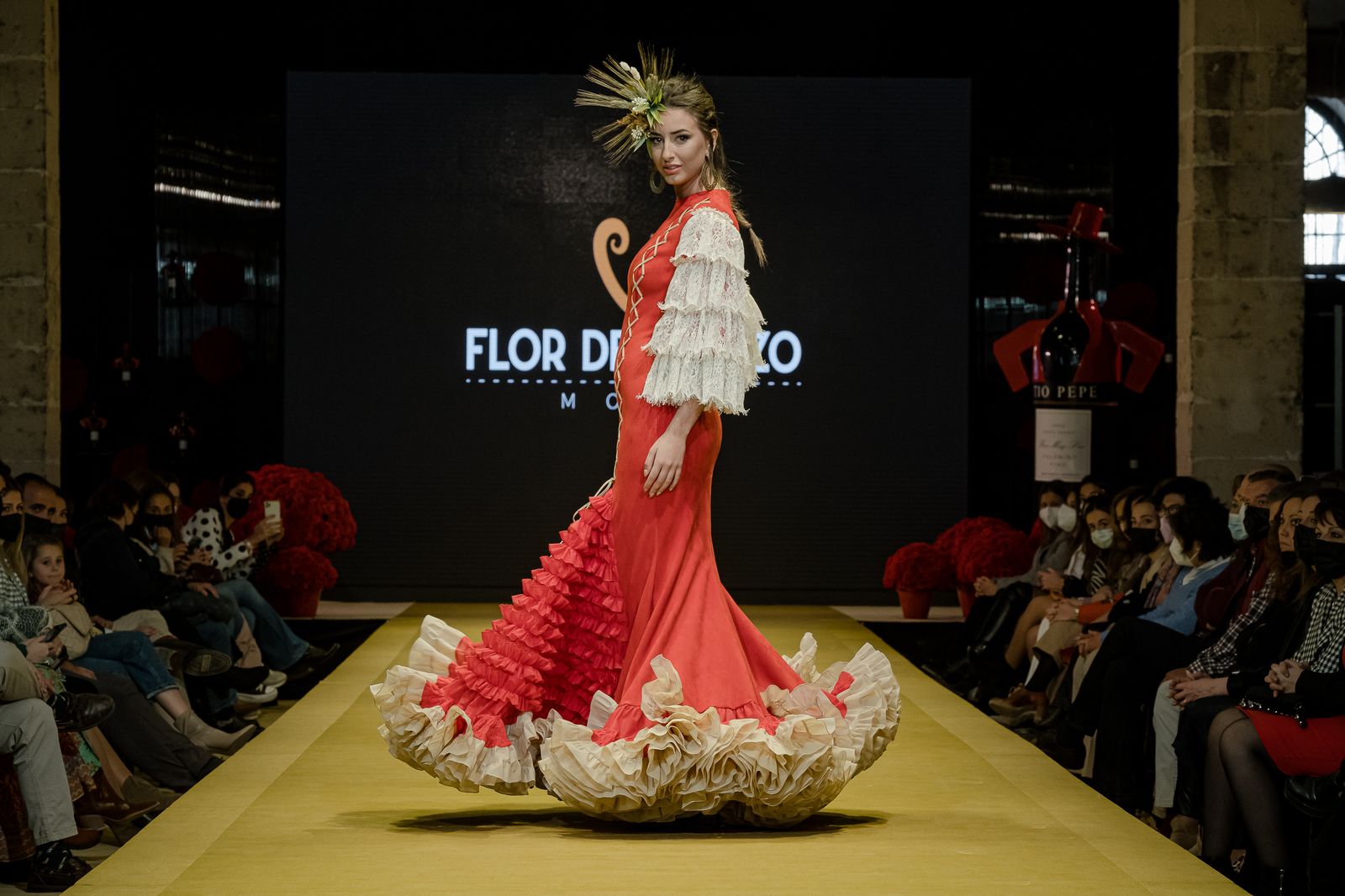 El desfile de Flor de cerezo en la Pasarela Flamenca de Jerez, todas las fotos