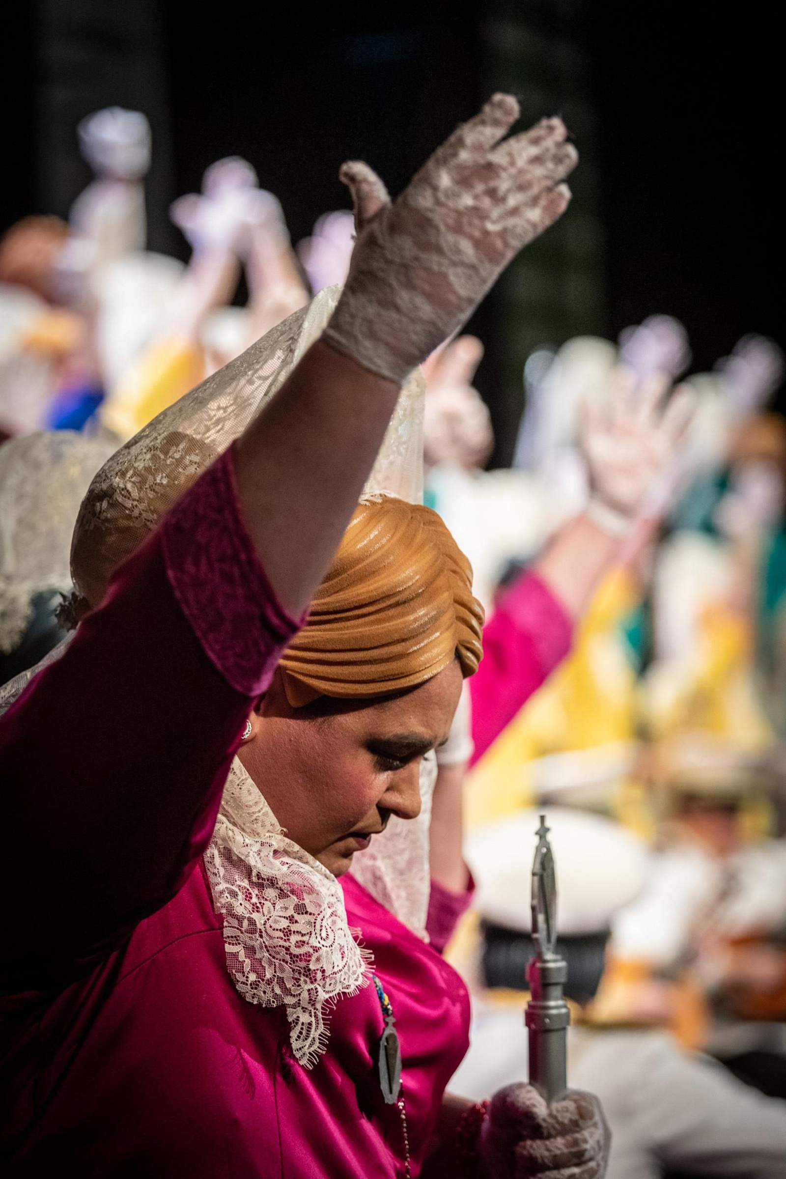 El coro Siguiendo tus pasos, Cádiz, participantes este lunes