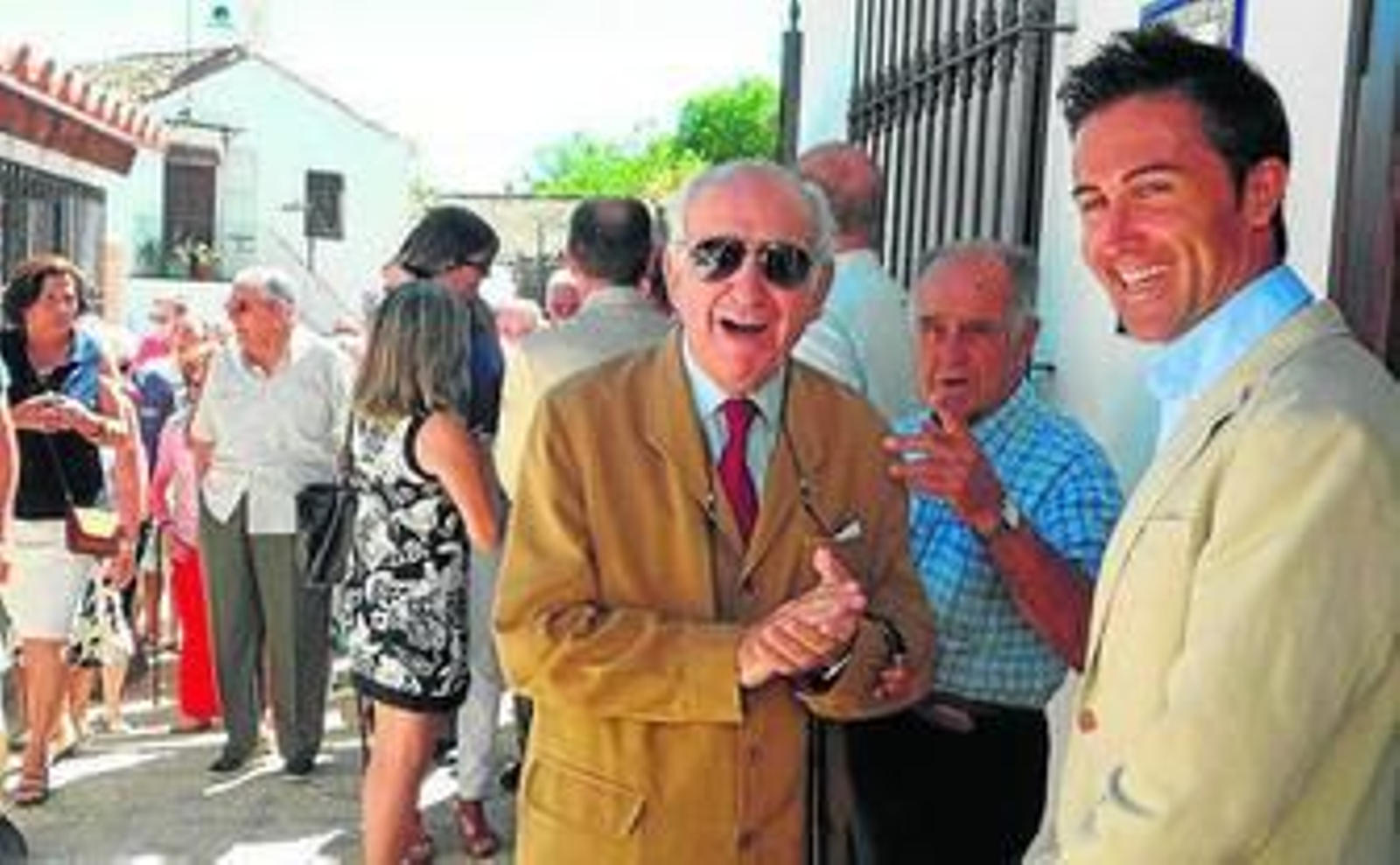 José María Franco con Pablo Guisande, director del Museo de Huelva.