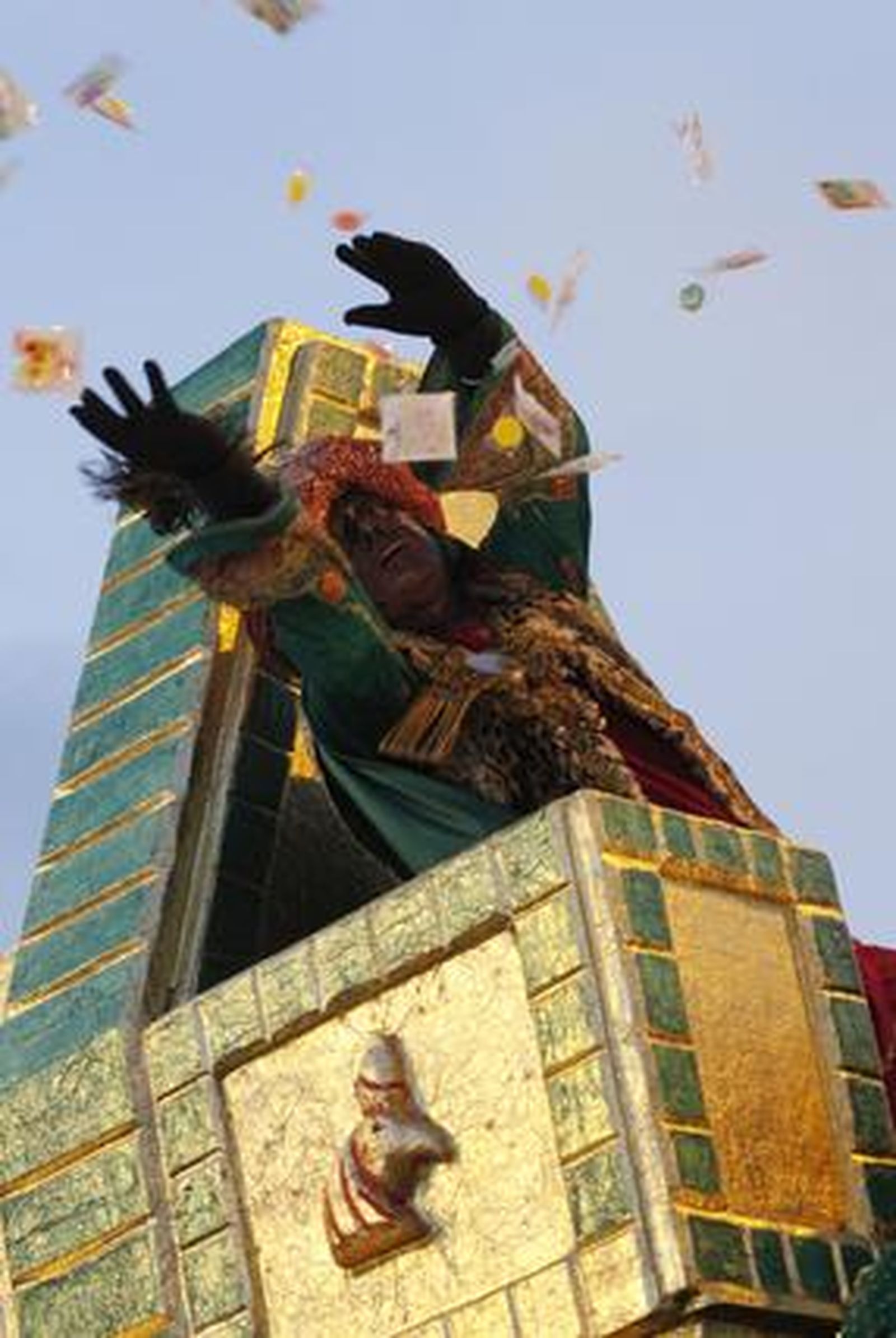 Rey Baltasar en la Cabalgata de Dos Hermanas.

Foto: Victroria Hidalgo