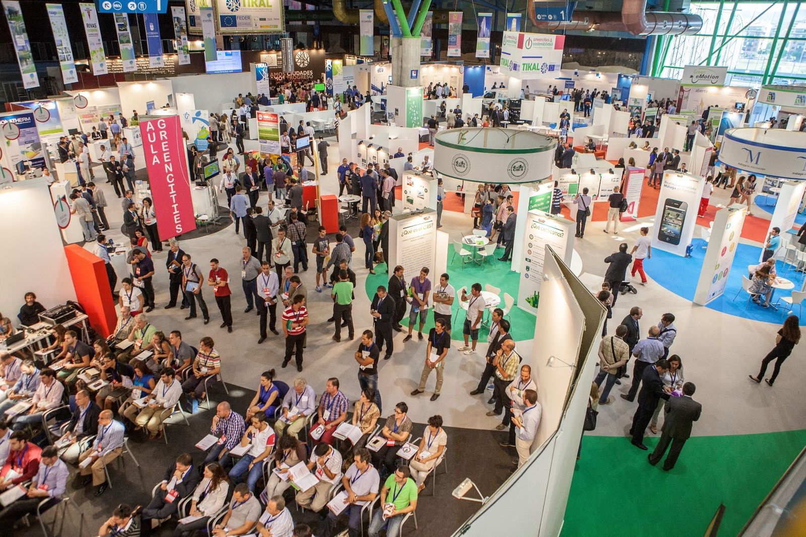 Imagen de una edición anterior de Greencities, evento que se celebra cada año en Málaga.