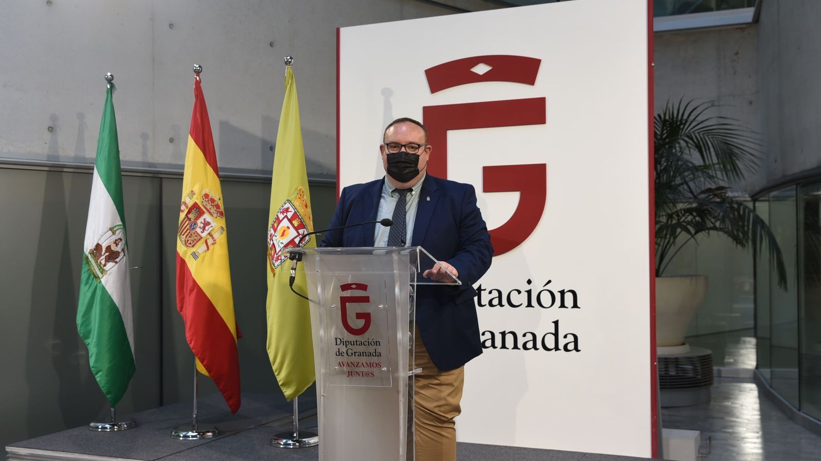 Manuel Guirado durante la presentación del circuito.