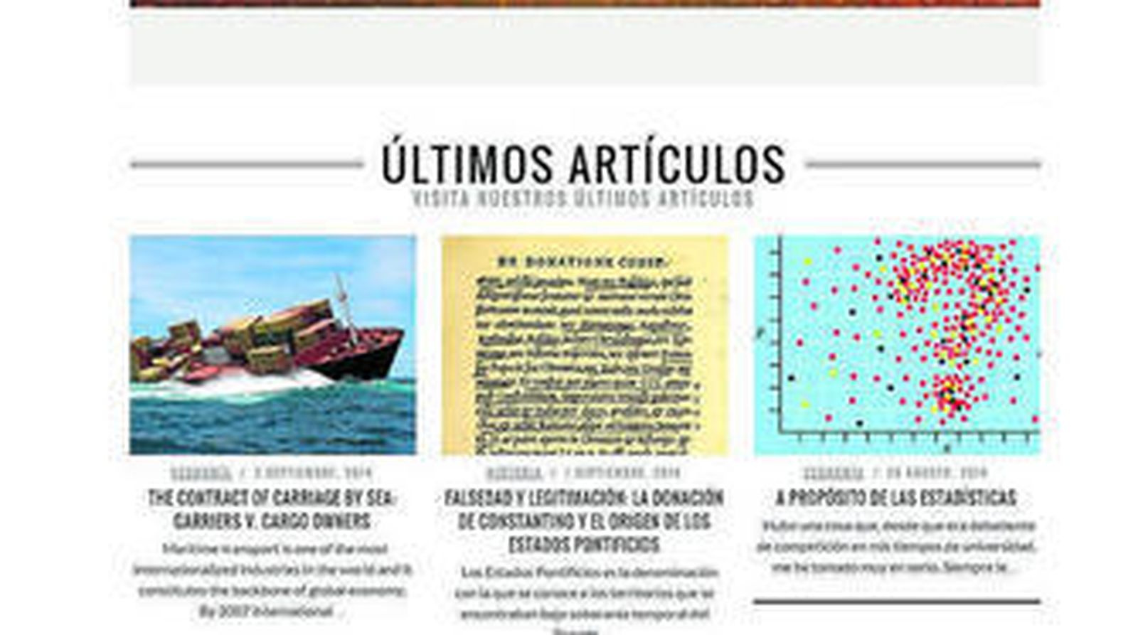 Captura de pantalla de la web de 'The Social Science Post'.