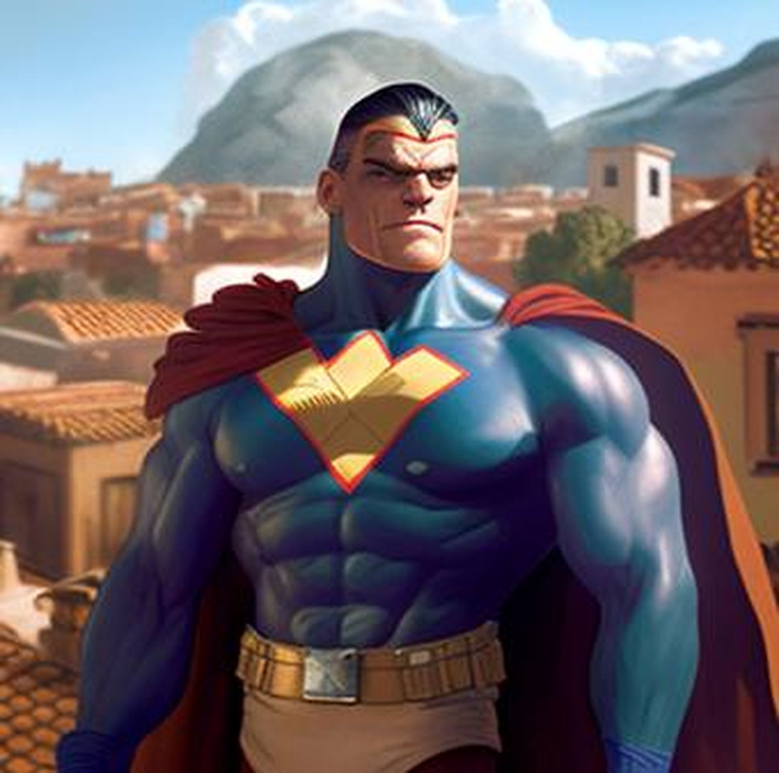 Las provincias andaluzas como superhéroes