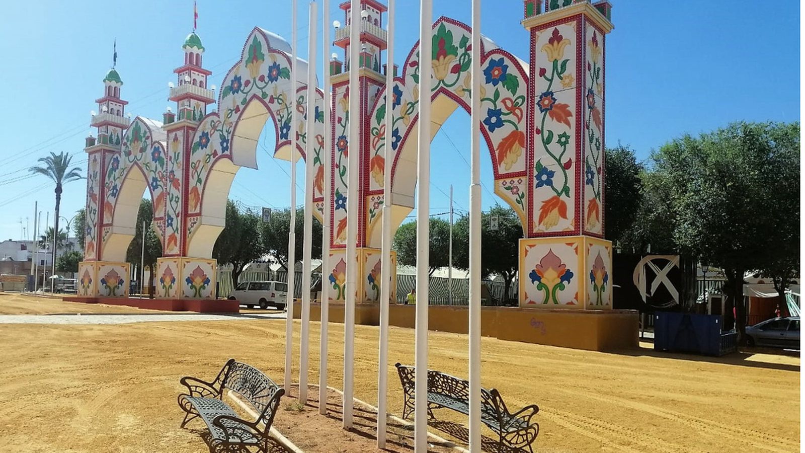 La portada de la Feria de Alcalá de Guadaíra de 2019.