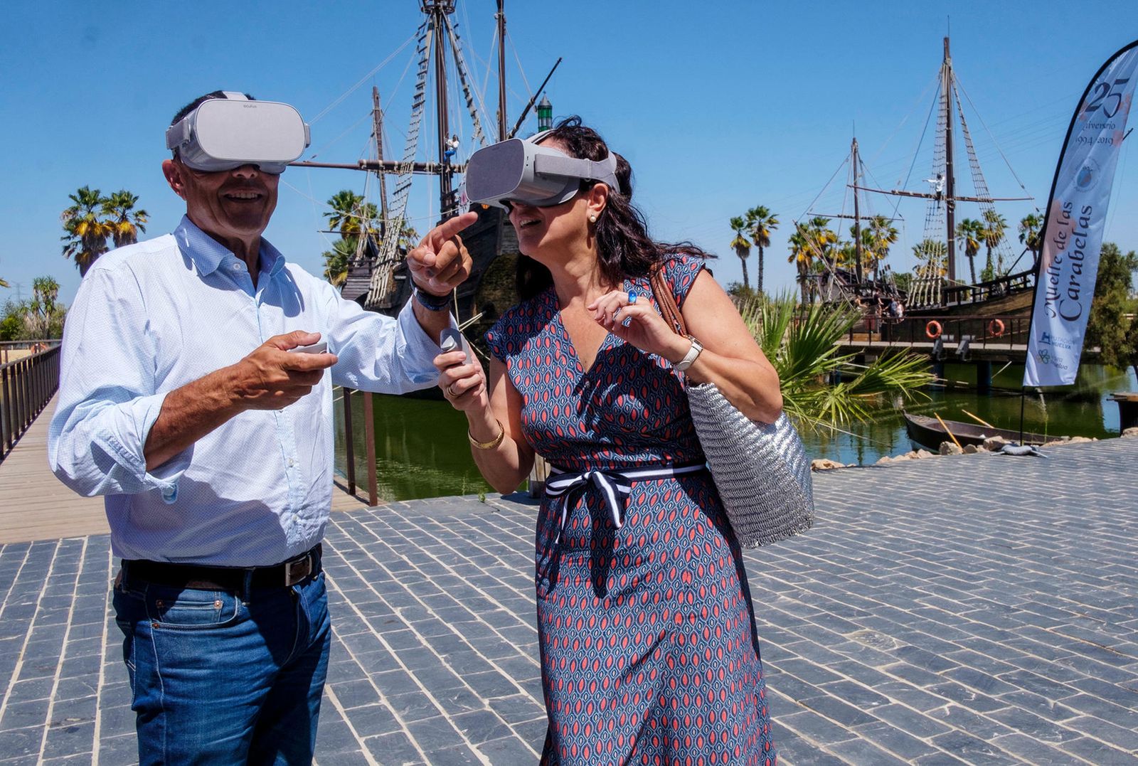 Las gafas que se podrán obtener en el Muelle.