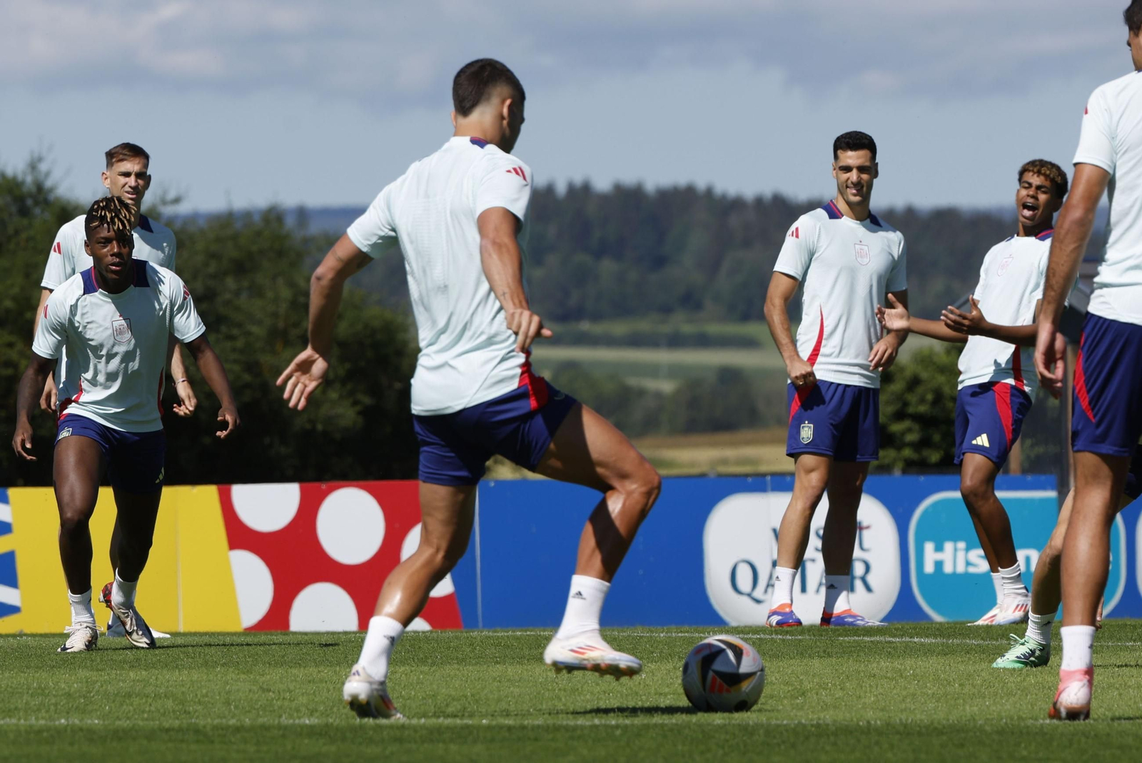 Las fotos de España antes de la semifinal contra Francia