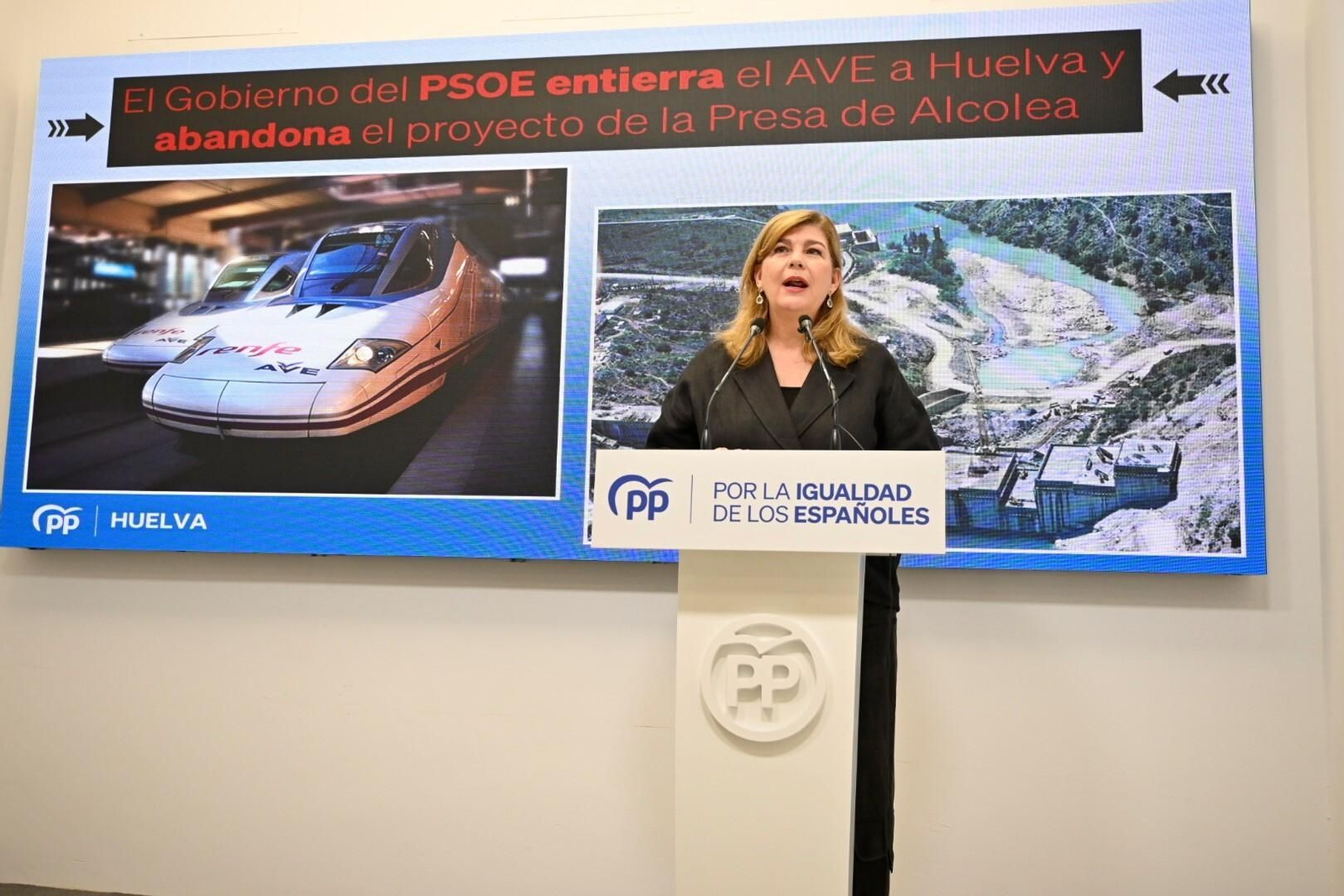 Berta Centeno, este martes en rueda de prensa.