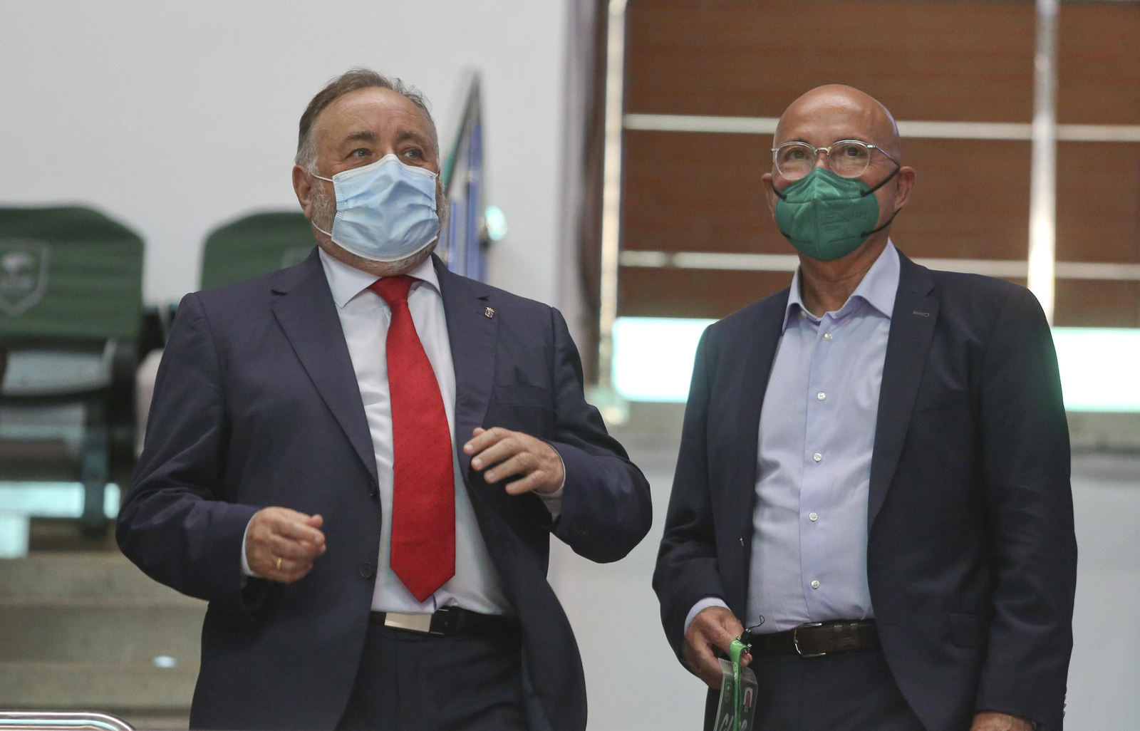 Antonio Jesús López Nieto, a la derecha.