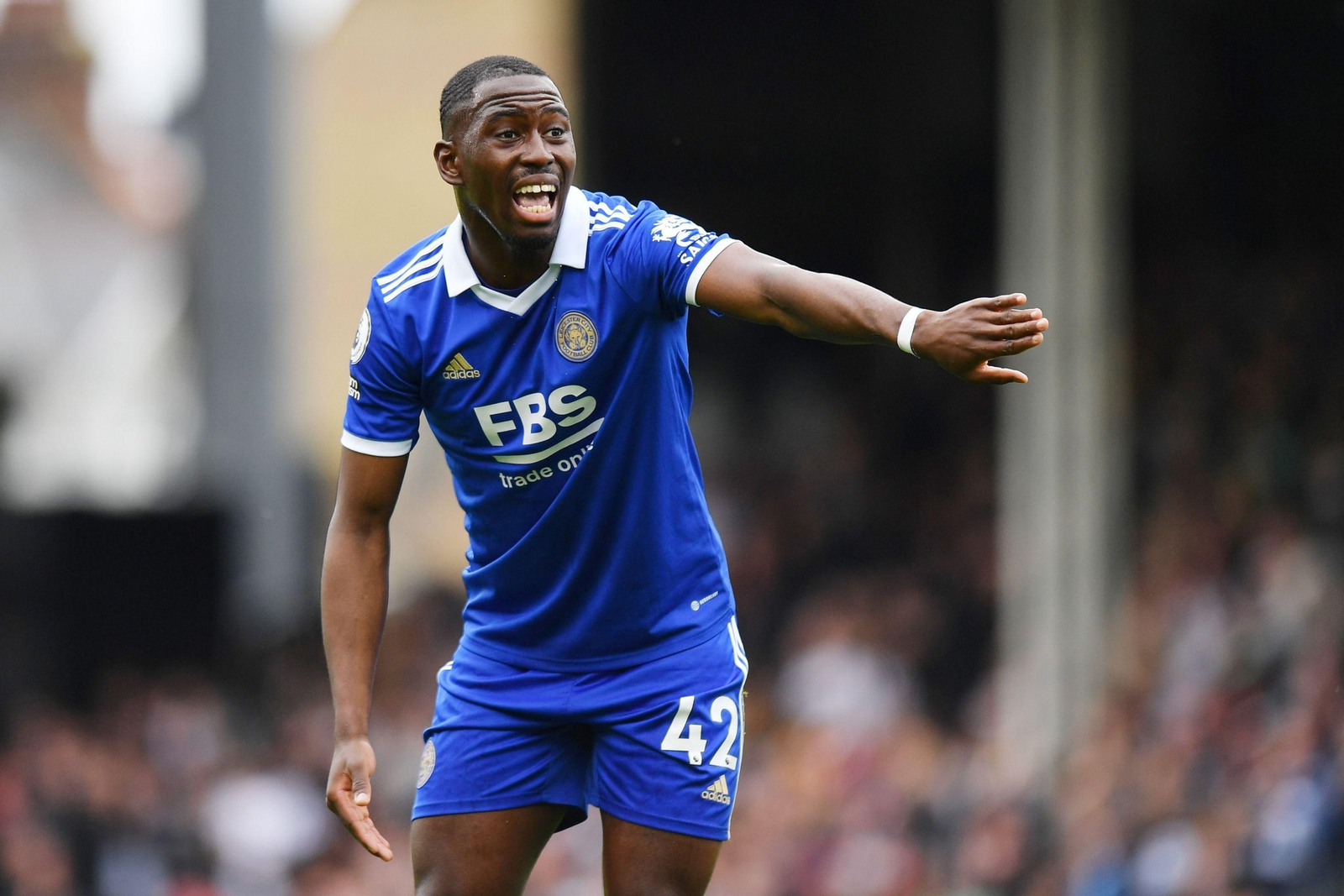 Soumaré da órdenes en un partido del Leicester de la pasada temporada.