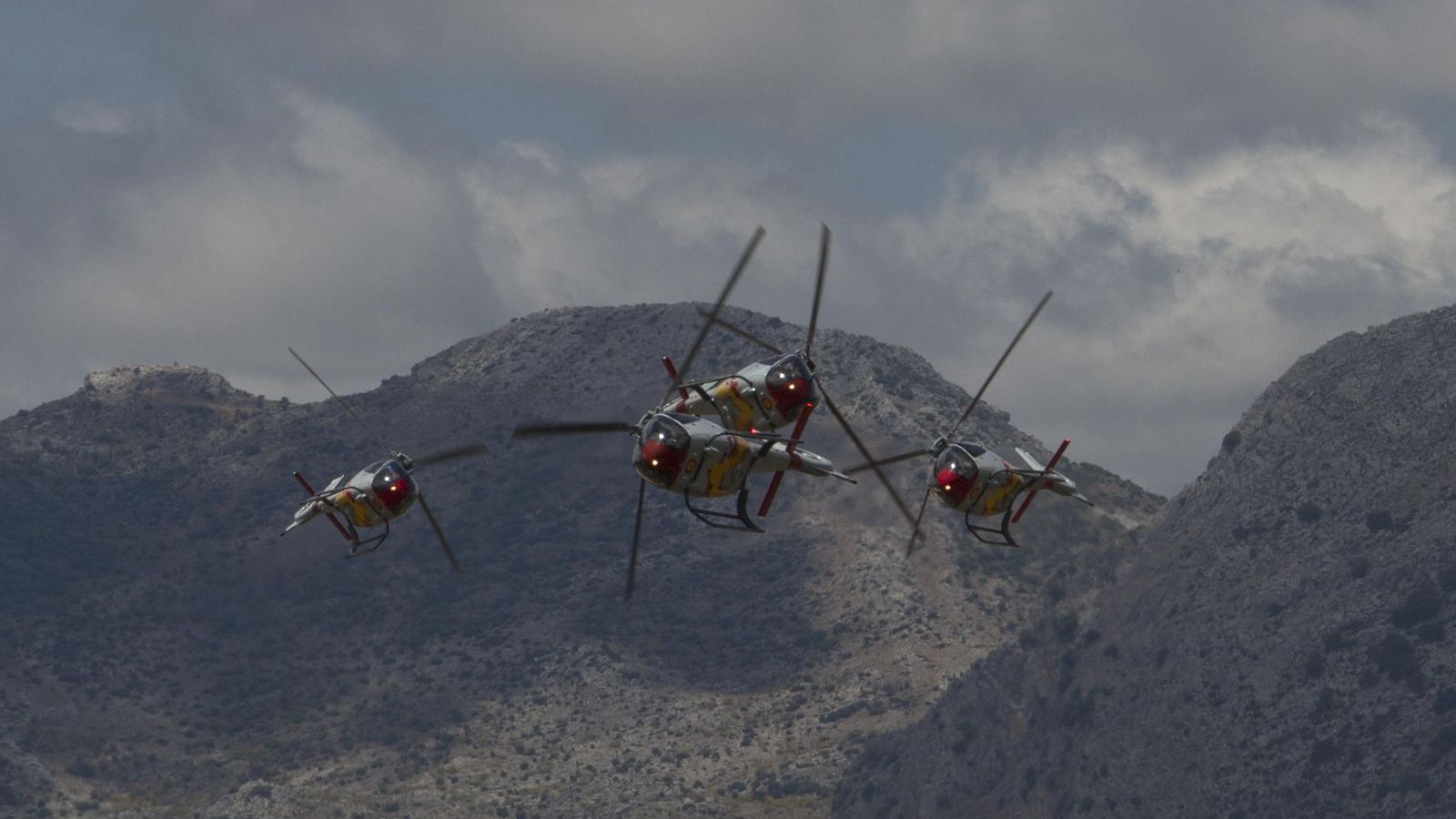 Entrenamiento de la patrulla Aspa en Ronda