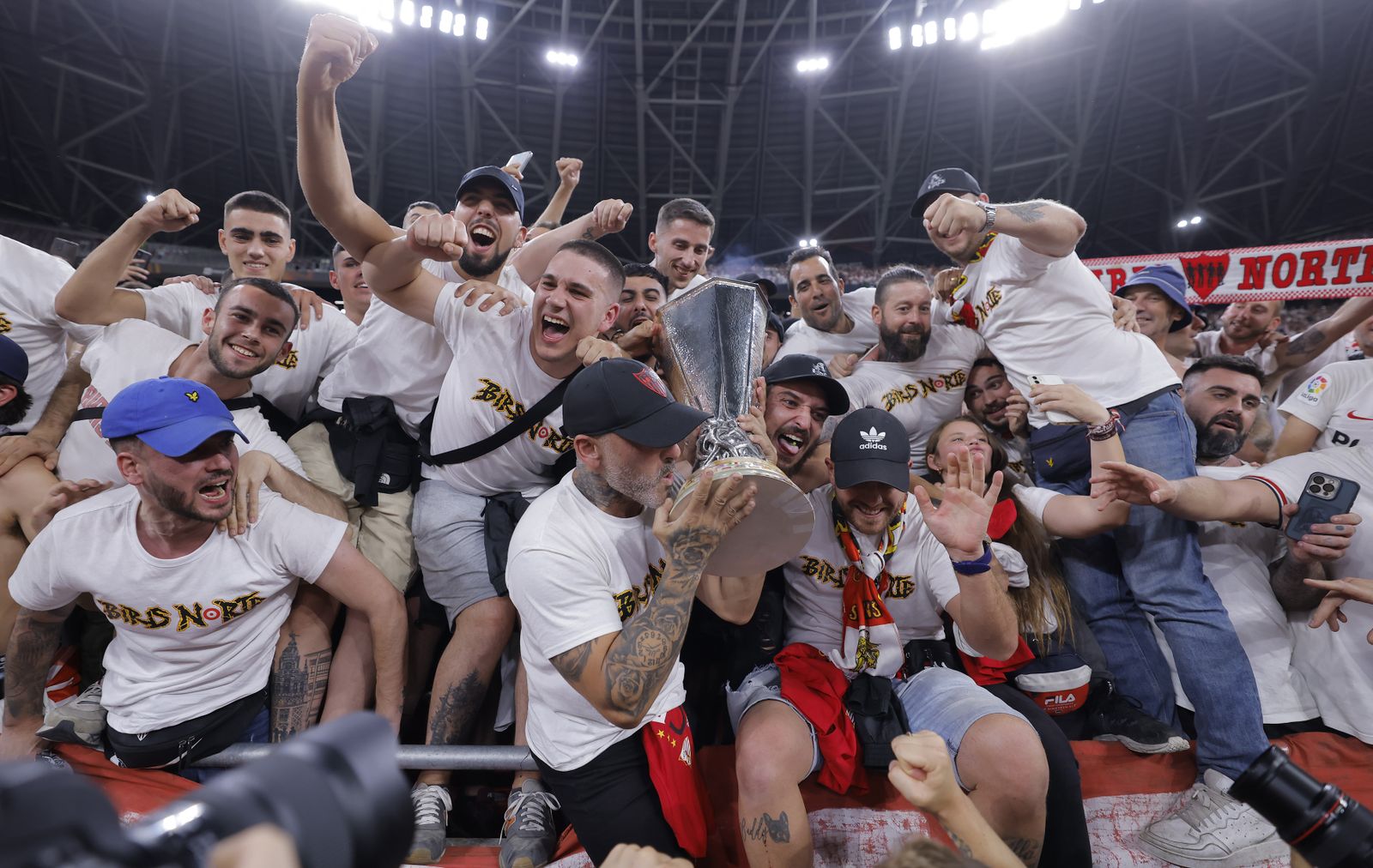 Las imágenes de la celebración del Sevilla fc