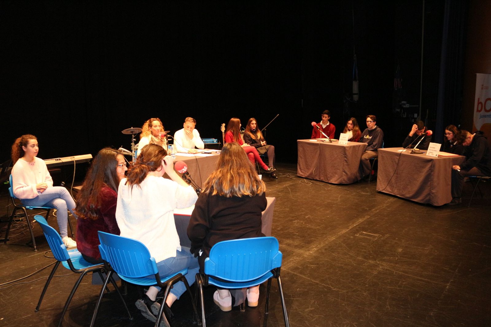 Un momento del certamen, ayer en el Teatro Moderno.