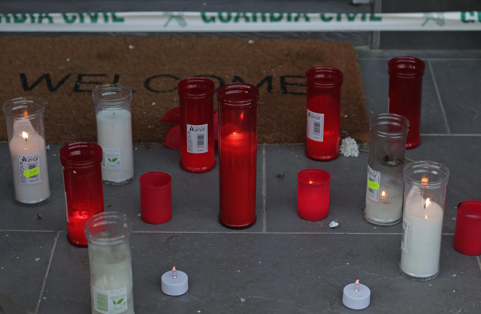 La entrada a los juzgados de San Roque del presunto asesino de Salvi, en imágenes