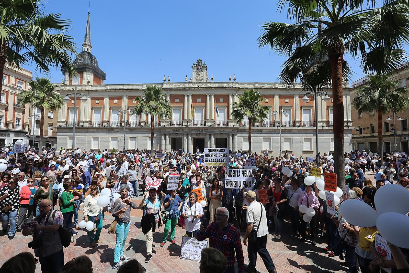 Las Imágenes de la Manifestación por una Sanidad Digna